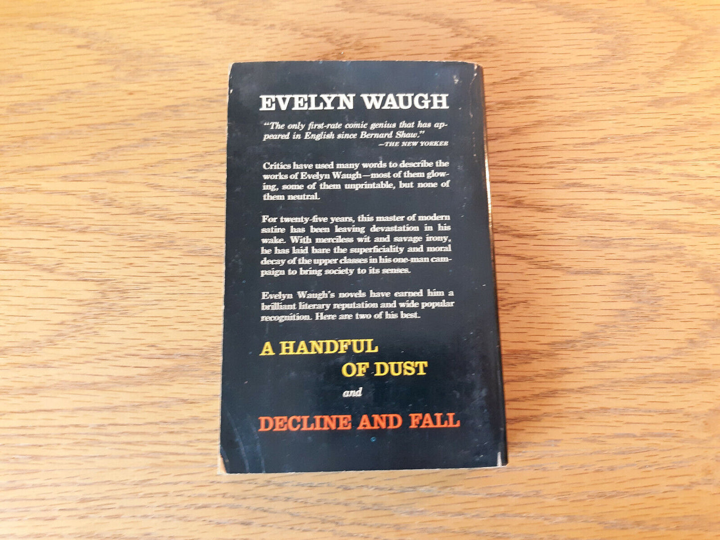 A Handful Of Dust Evelyn Waugh Decline And Fall 1963 Paperback Laurel