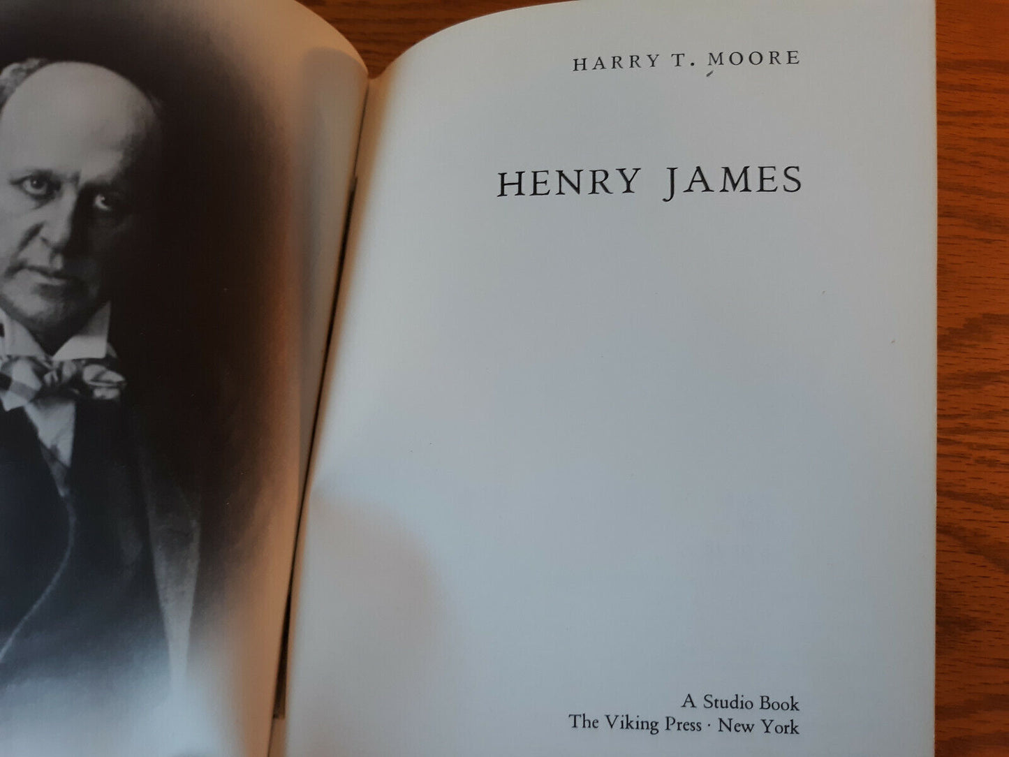 Henry James Harry T Moore 1974 Hardcover Viking Press Dust Jacket