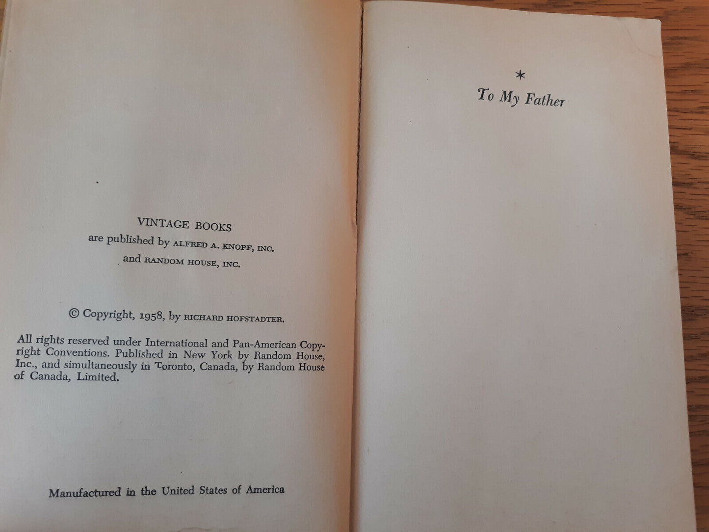 1958 Great Issues in American History Richard Hofstadter Volume 2 Paperback