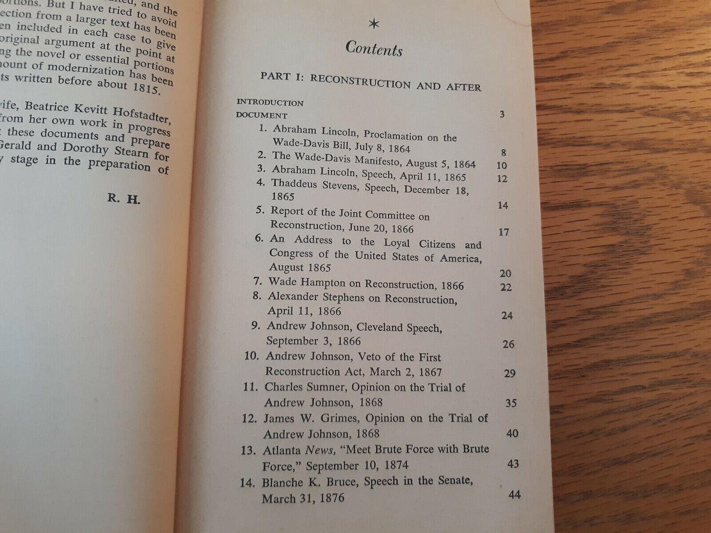 1958 Great Issues in American History Richard Hofstadter Volume 2 Paperback