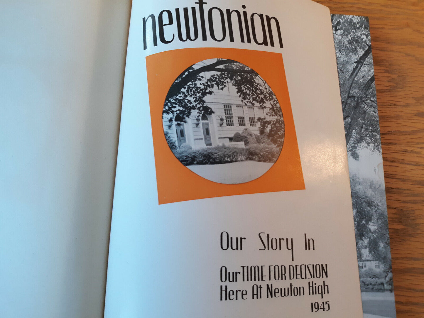 1945 Newtonian, Newton High School, Newtonville, Massachusetts Yearbook