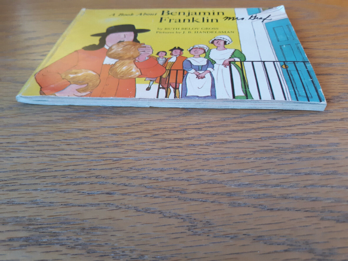 A Book About Benjamin Franklin Ruth Belov Gross 1975 Scholastic Paperback