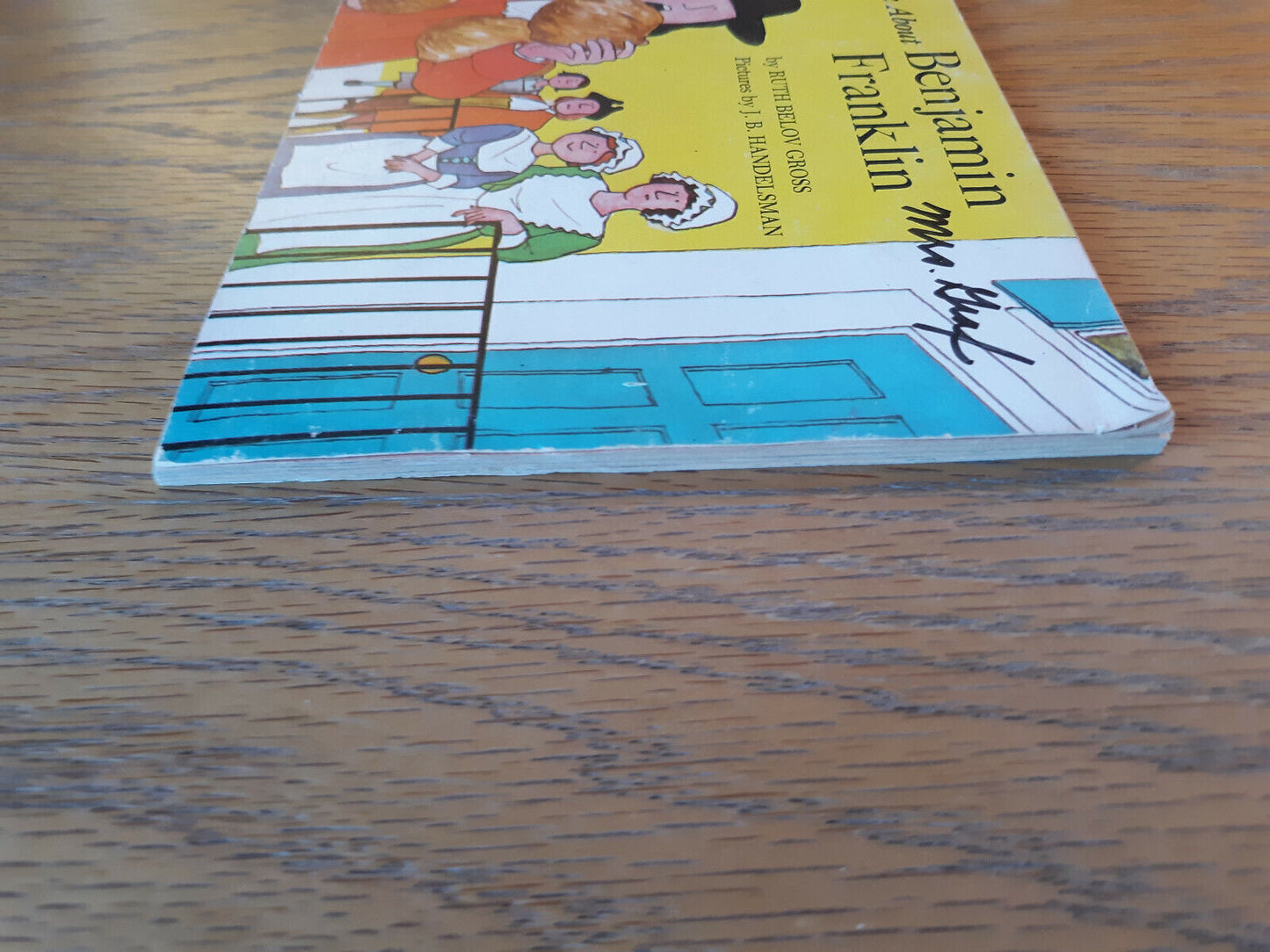 A Book About Benjamin Franklin Ruth Belov Gross 1975 Scholastic Paperback