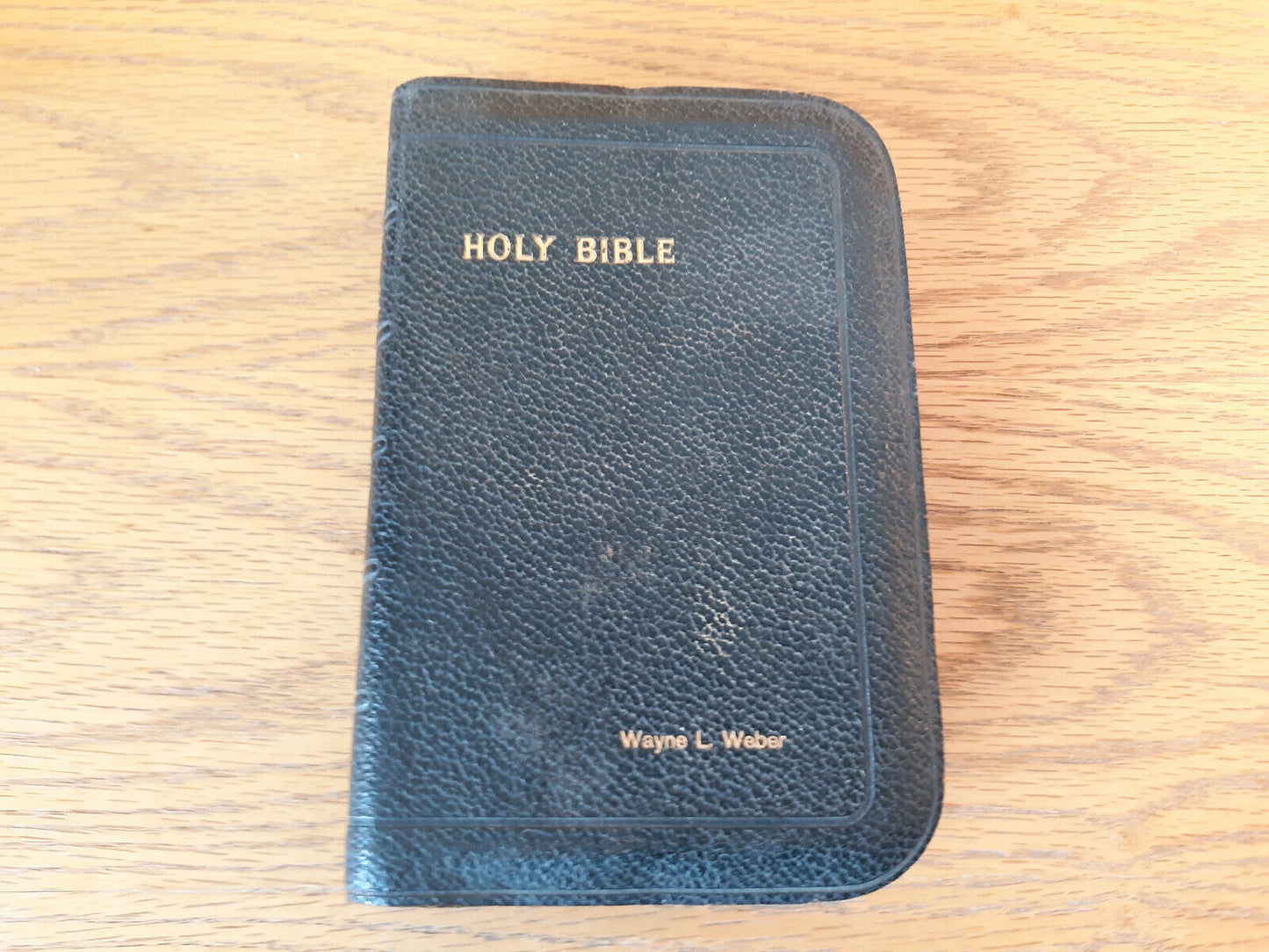 Holy Bible King James Version World Publishing Self Pronouncing Leather