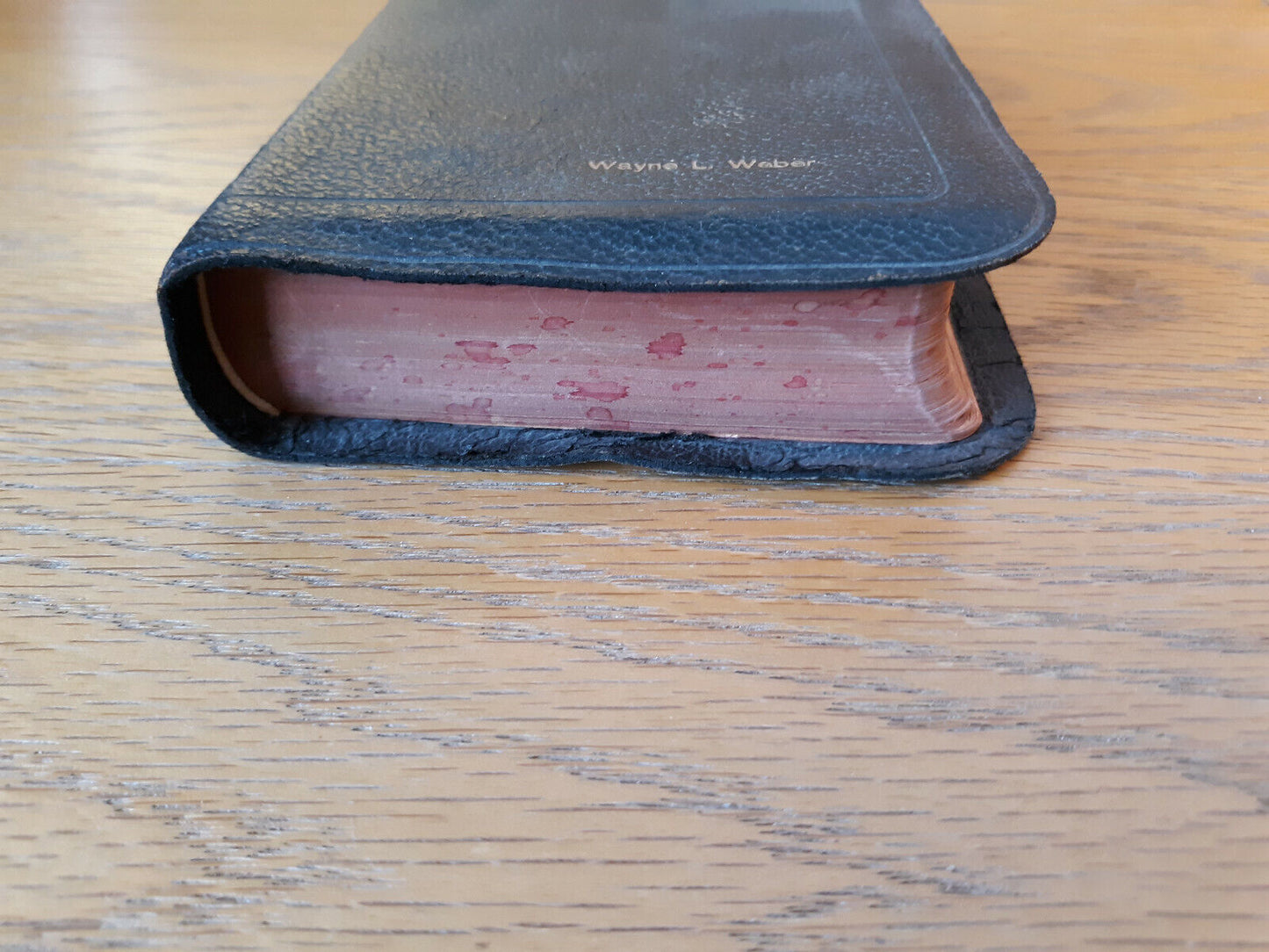 Holy Bible King James Version World Publishing Self Pronouncing Leather