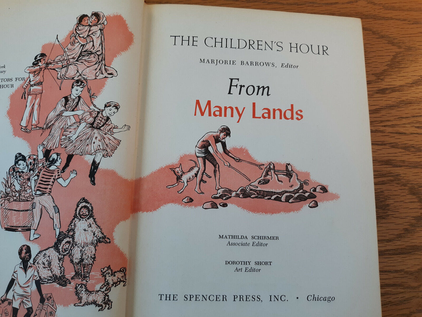 The Children's Hour Marjorie Barrows 1953 Hardcover From Many Lands