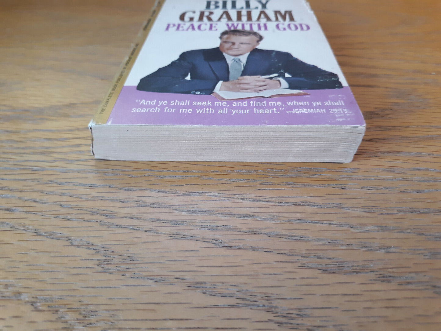 Billy Graham Peace With God 1963 Paperback Pocket Books
