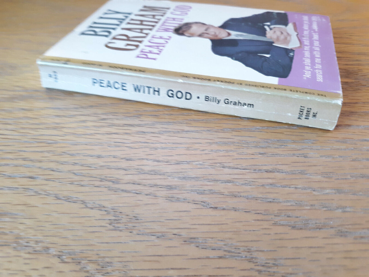 Billy Graham Peace With God 1963 Paperback Pocket Books