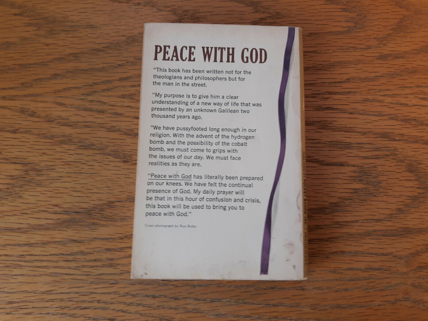 Billy Graham Peace With God 1963 Paperback Pocket Books