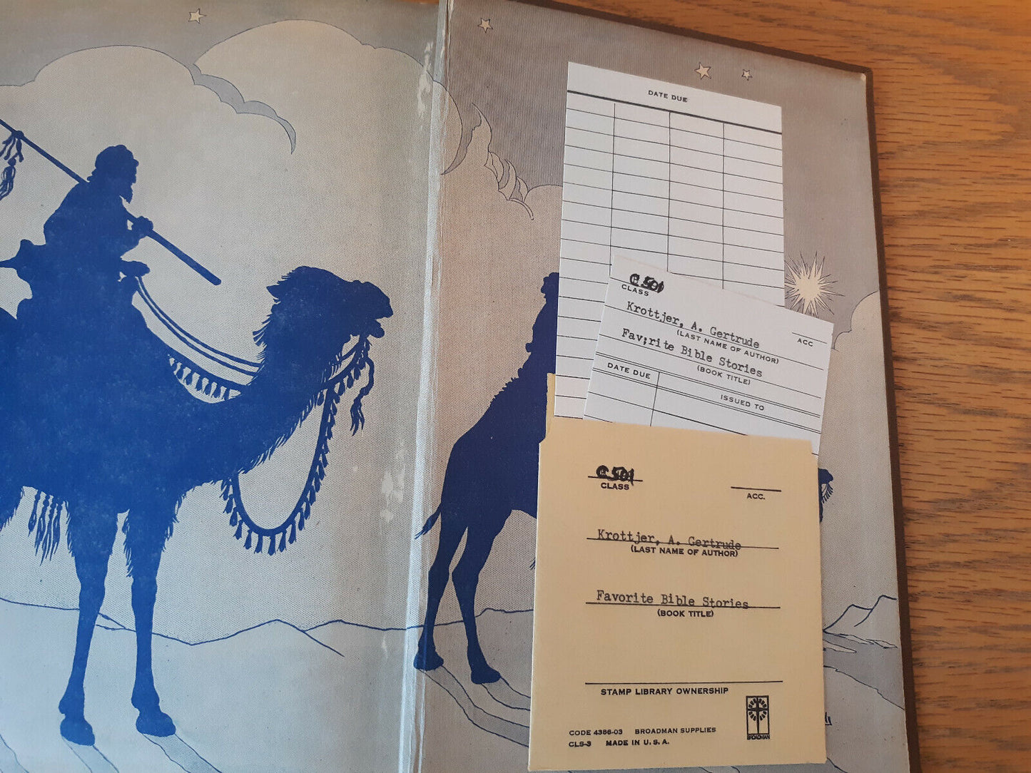 A. Gertrude Krottjer Favorite Bible Stories Albert Whitman 1937 5th Printing