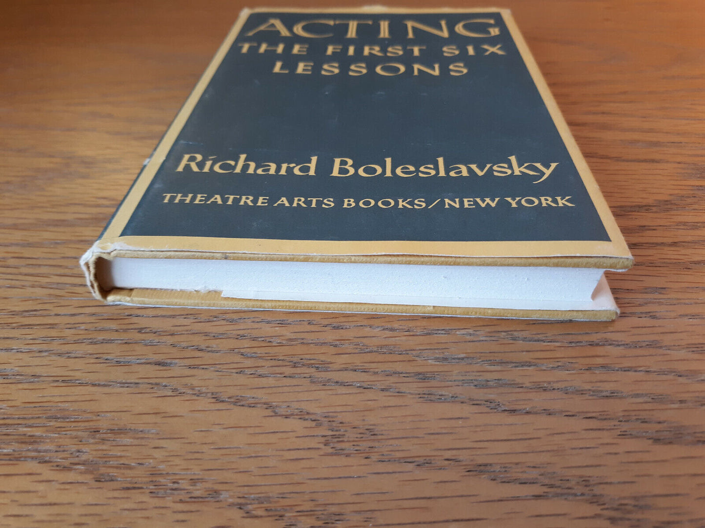 Acting The First Six Lessons Richard Boleslavsky 1978 Hardcover Dust Jacket Thea