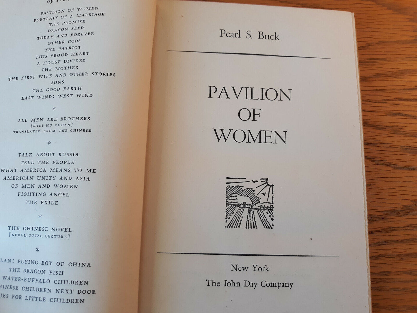 Pavilion Of Women Pearl S Buck 1946 John Day Hardcover