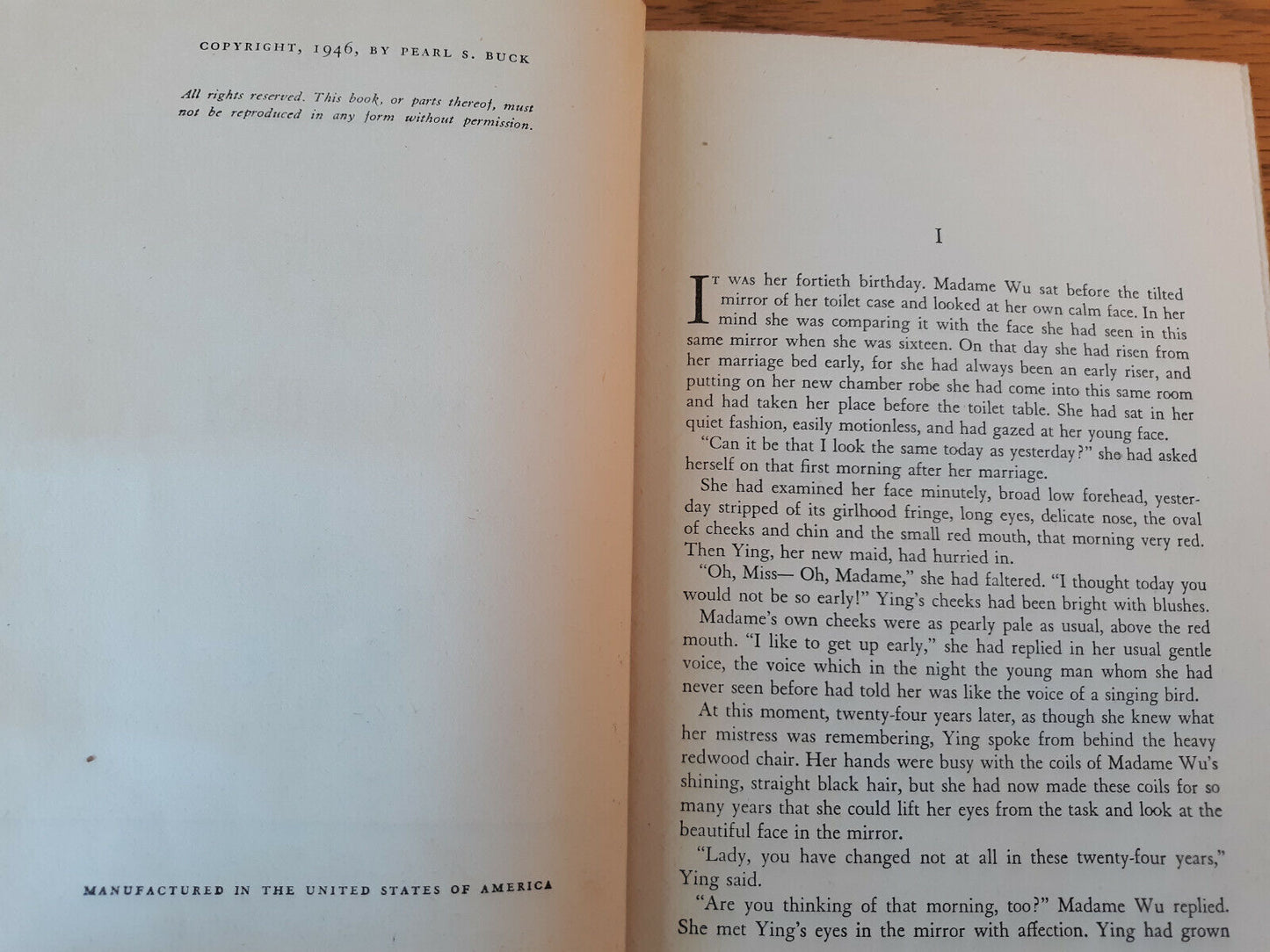 Pavilion Of Women Pearl S Buck 1946 John Day Hardcover