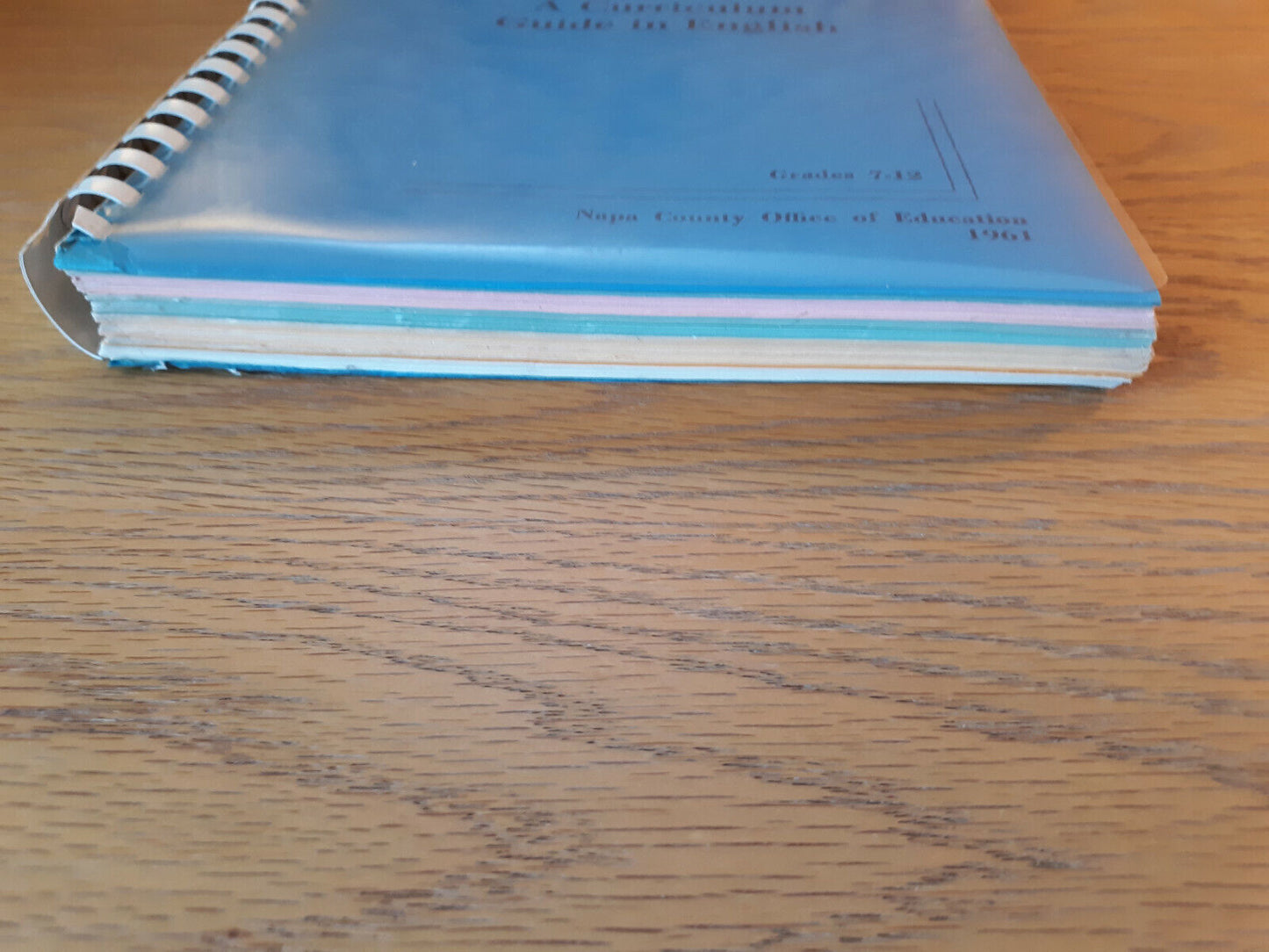 A Curriculum Guide In English Volume II Literature Grades 7-12 Napa County 1961