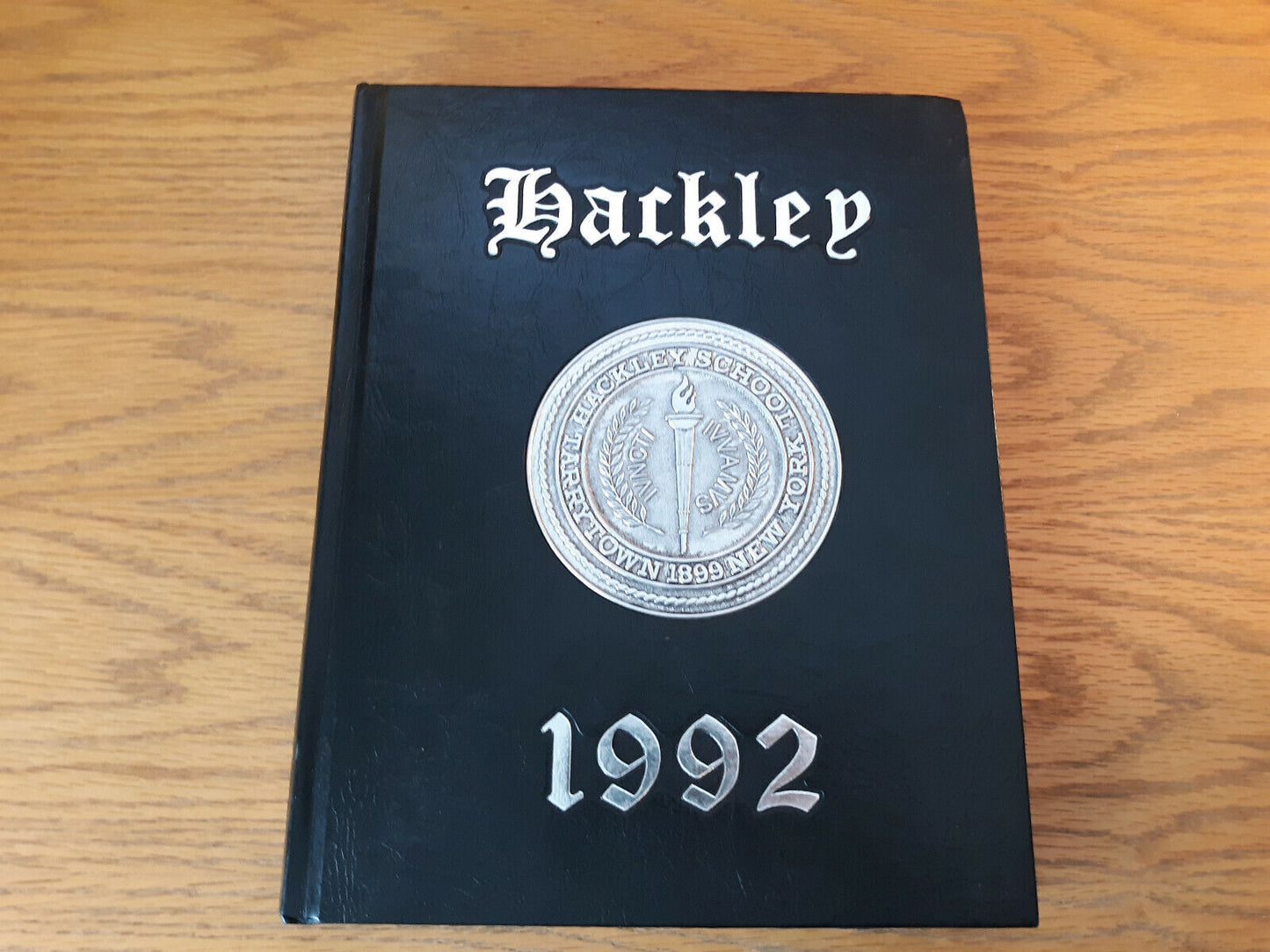 1992 Hilltop Yearbook Hackley School Tarrytown Hardcover New York
