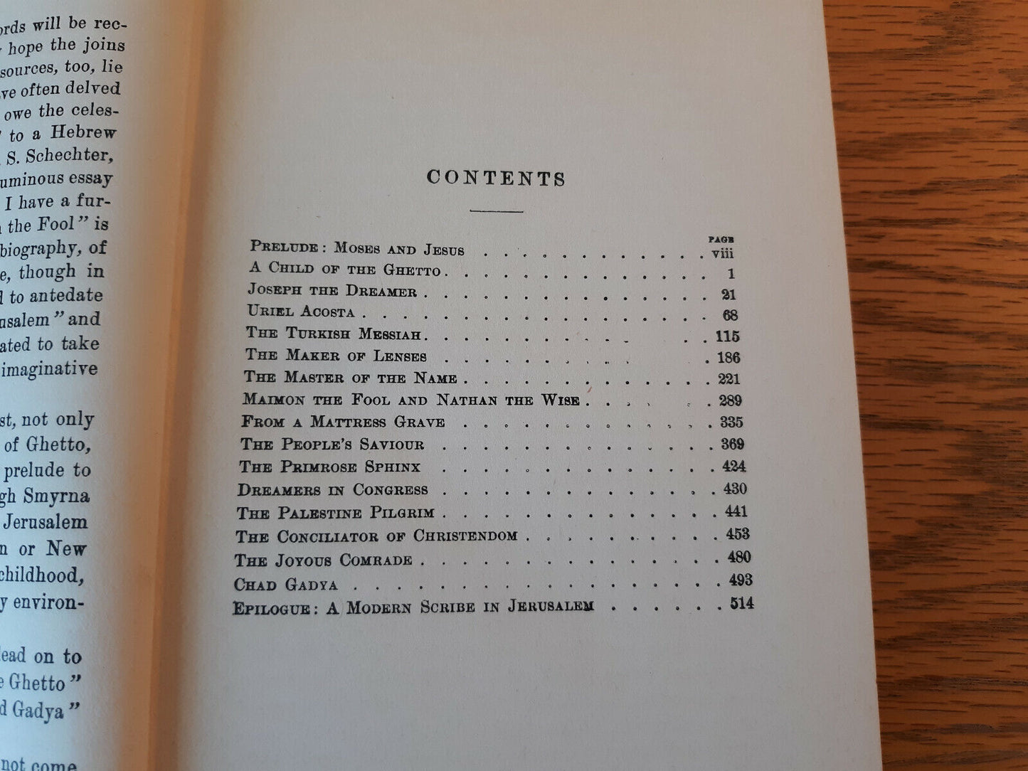 1938 Dreamers of the Ghettos Zangwill Jewish Publication Society Hardcover