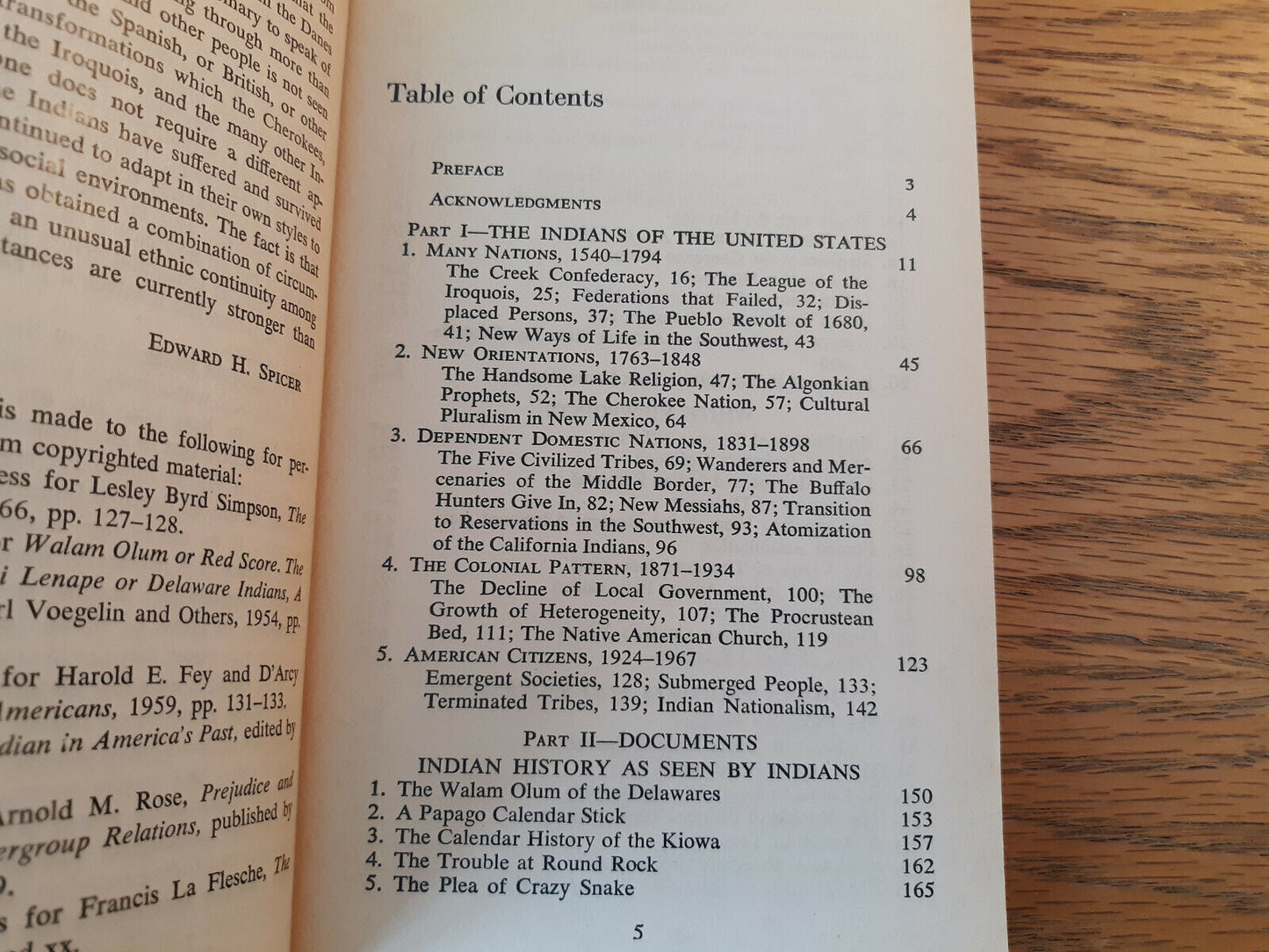 A Short History Of The Indians Of The United States Edward H Spicer 1969 Van Nos