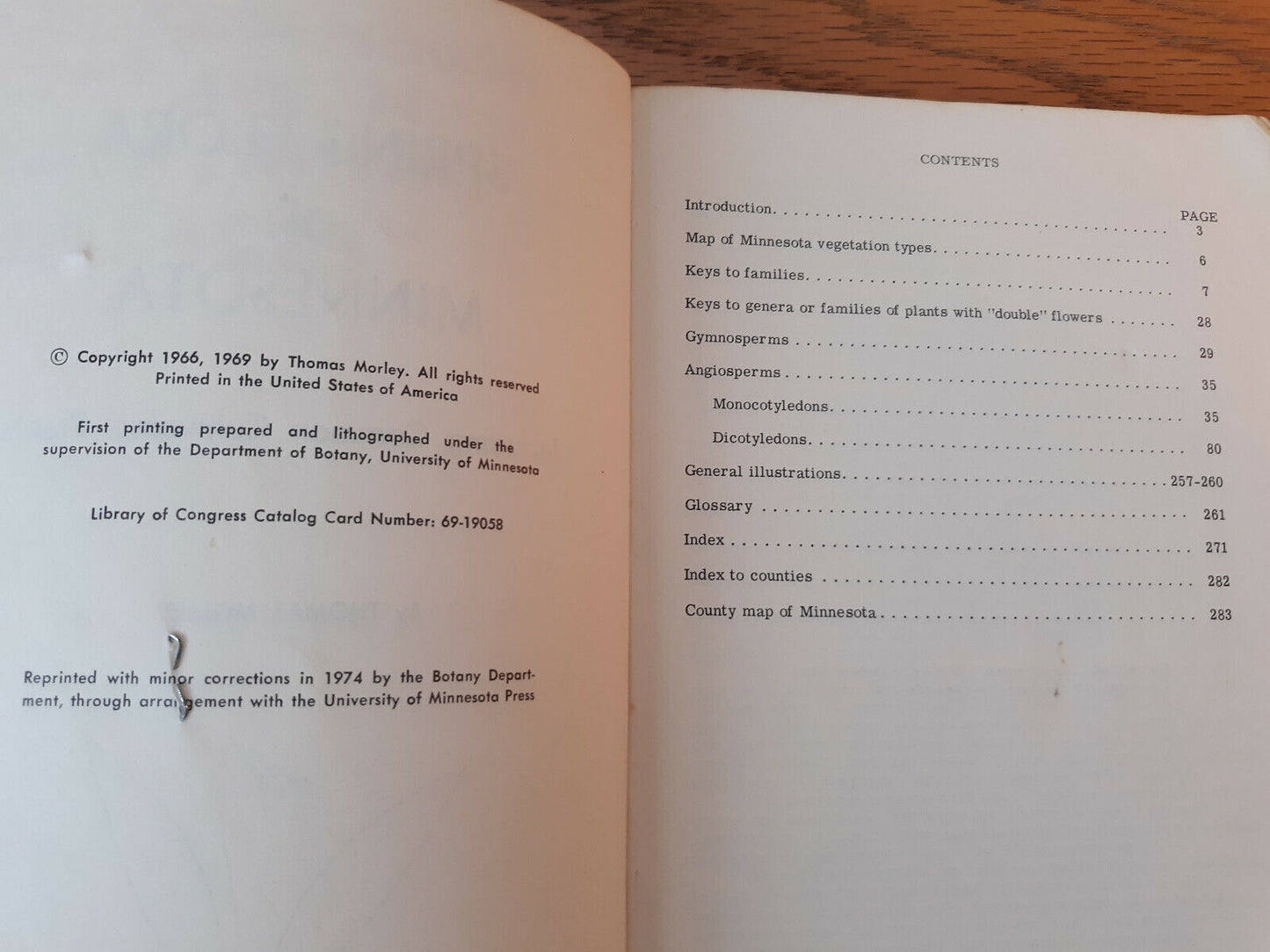 Spring Flora Of Minnesota Thomas Morley 1969 University Of Minnesota Press Paper