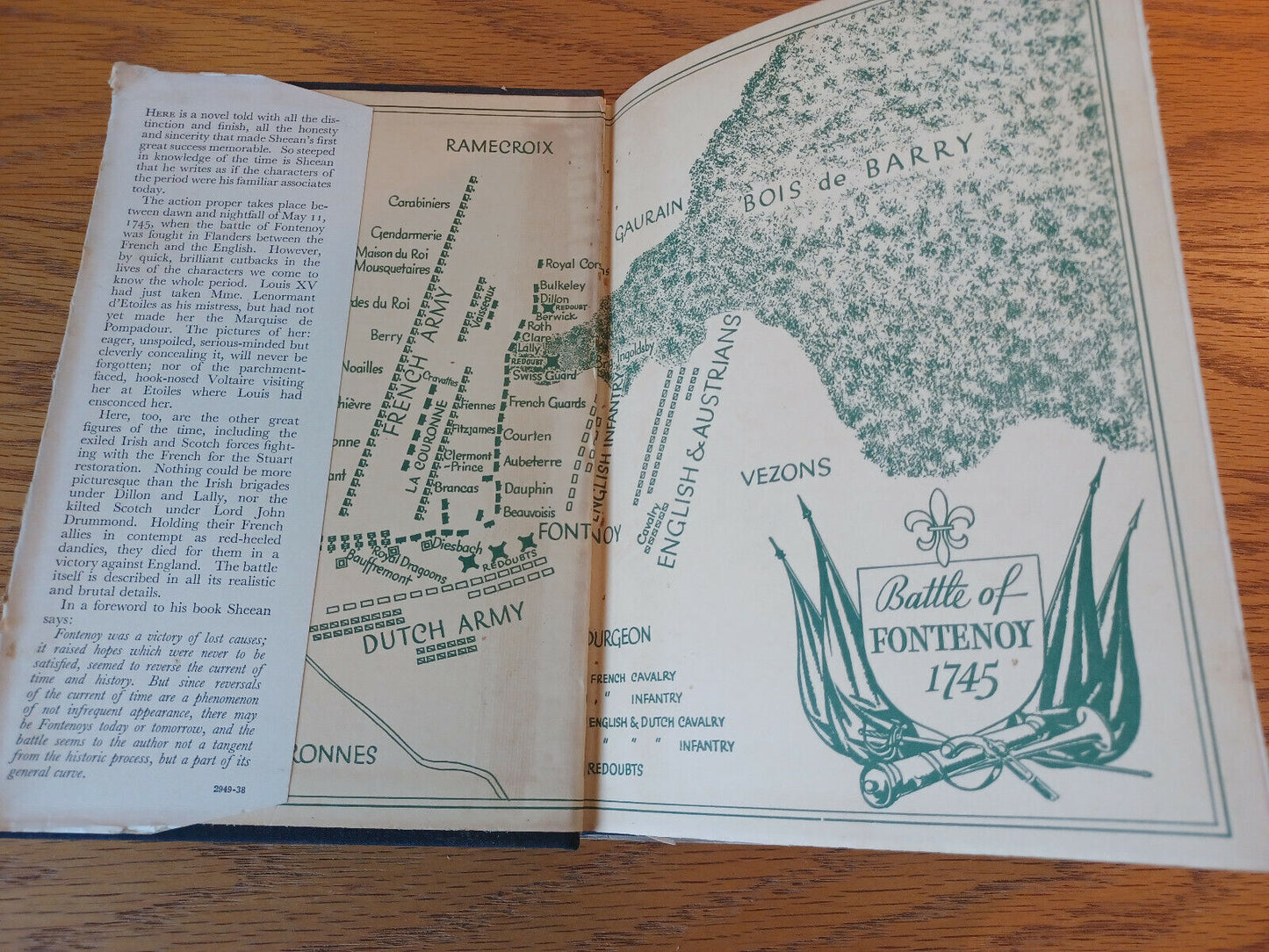 A Day Of Battle Vincent Sheean 1938 Hardcover Dust Jacket Literary Guild Of Amer