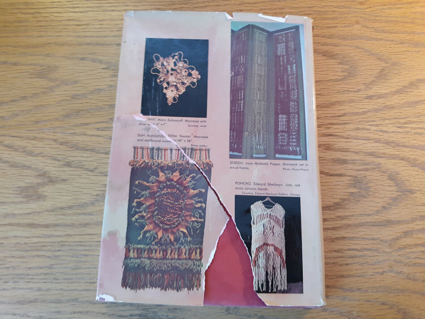 Macrame Creative Design In Knotting Dona Z Meilach 1971 Hardcover Dust Jacket Cr