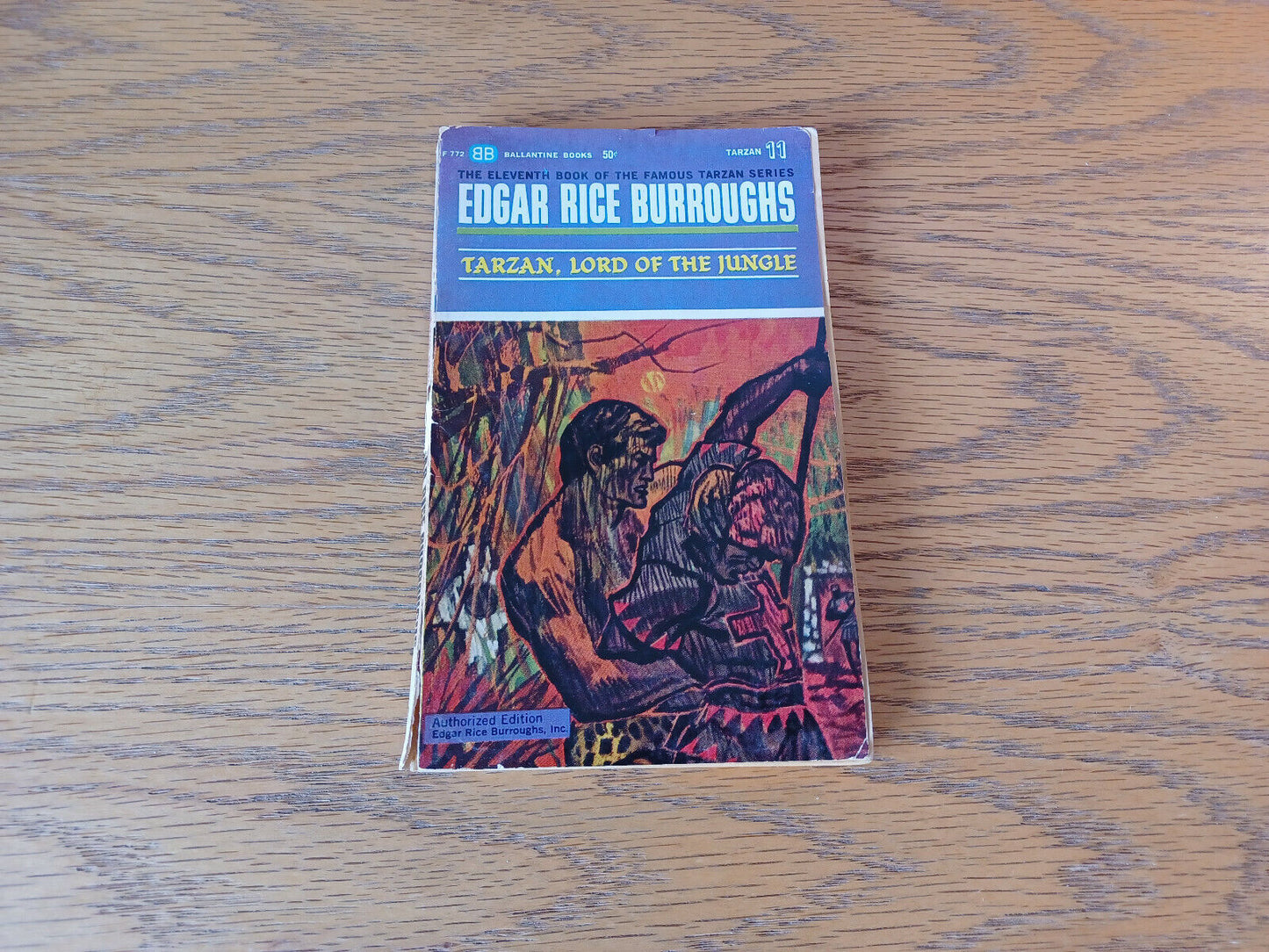 Edgar Rice Burroughs Tarzan Lord Of The Jungle 1963 Ballantine Books Paperback