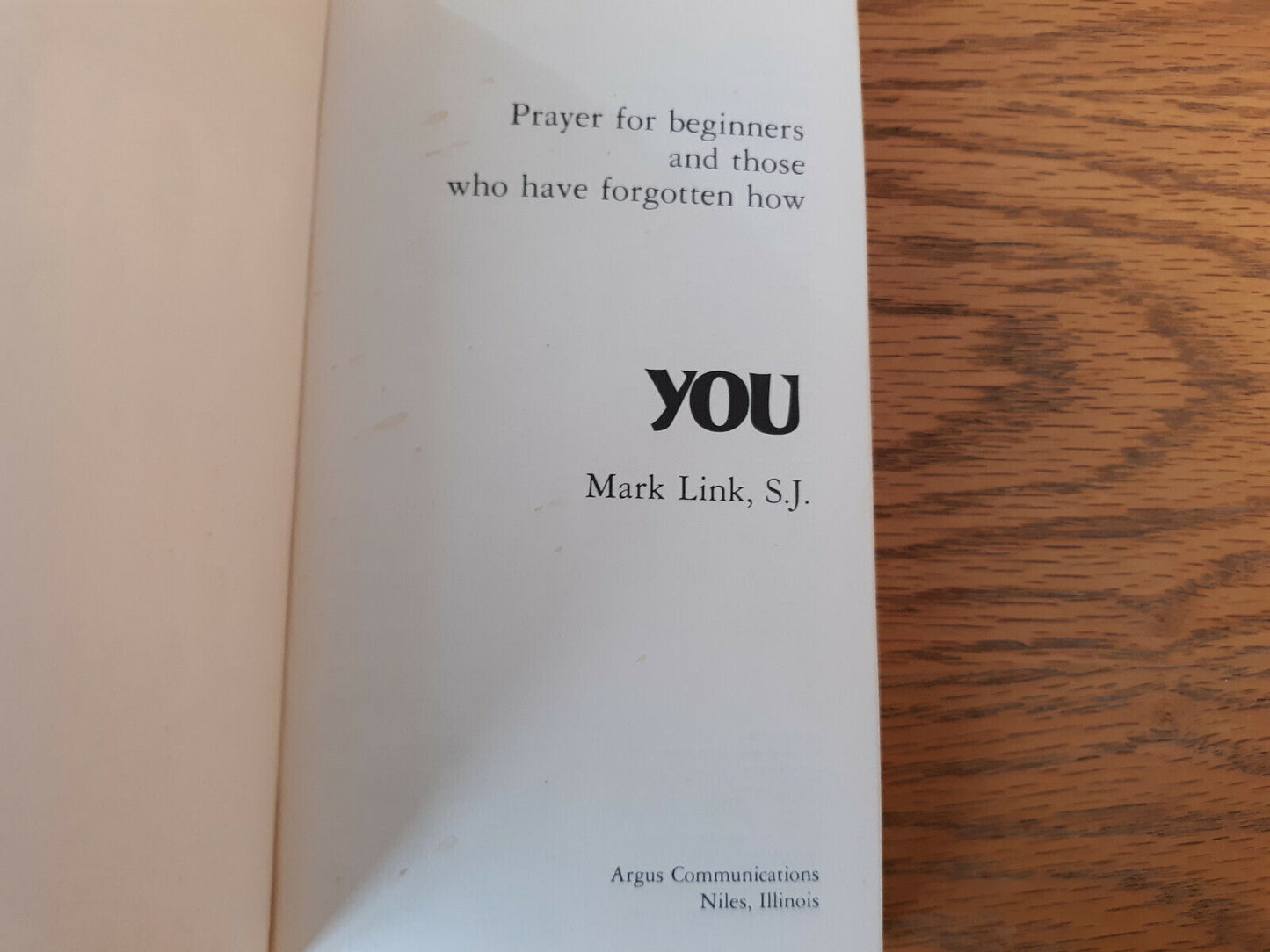Prayer For Beginners And Those Who Have Forgotten How You Mark Link 1976