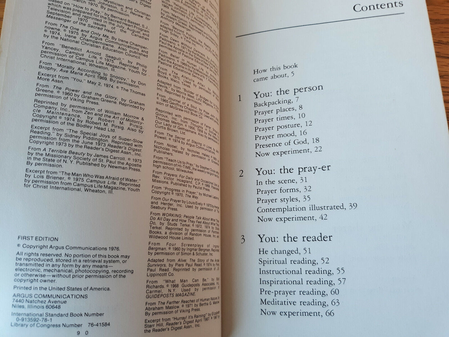 Prayer For Beginners And Those Who Have Forgotten How You Mark Link 1976