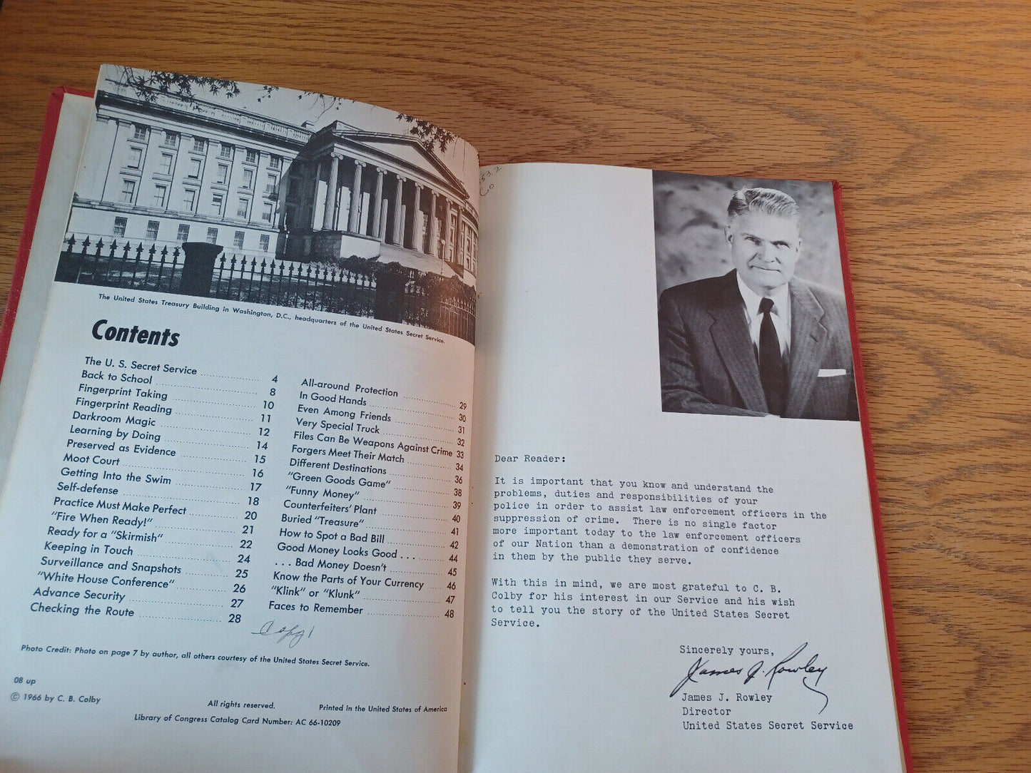 Secret Service History Duties And Equipment C B Colby 1966 Hardcover Coward-McCa