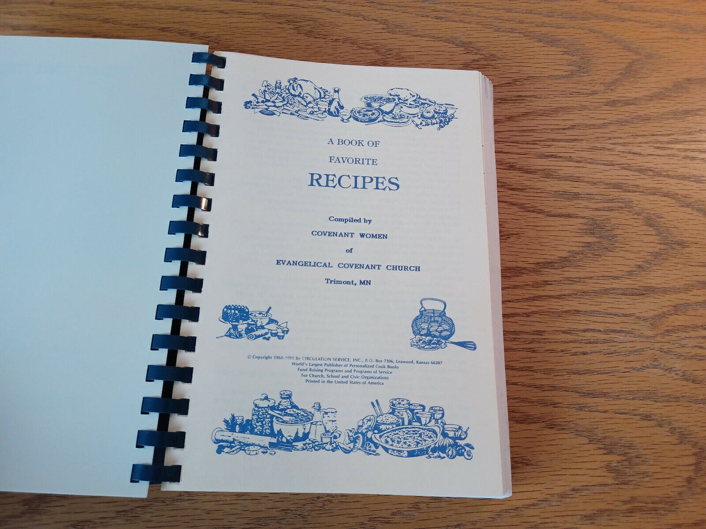 Covenant Women Cookbook Evangelical Covenant Church Trimont Minnesota 1994
