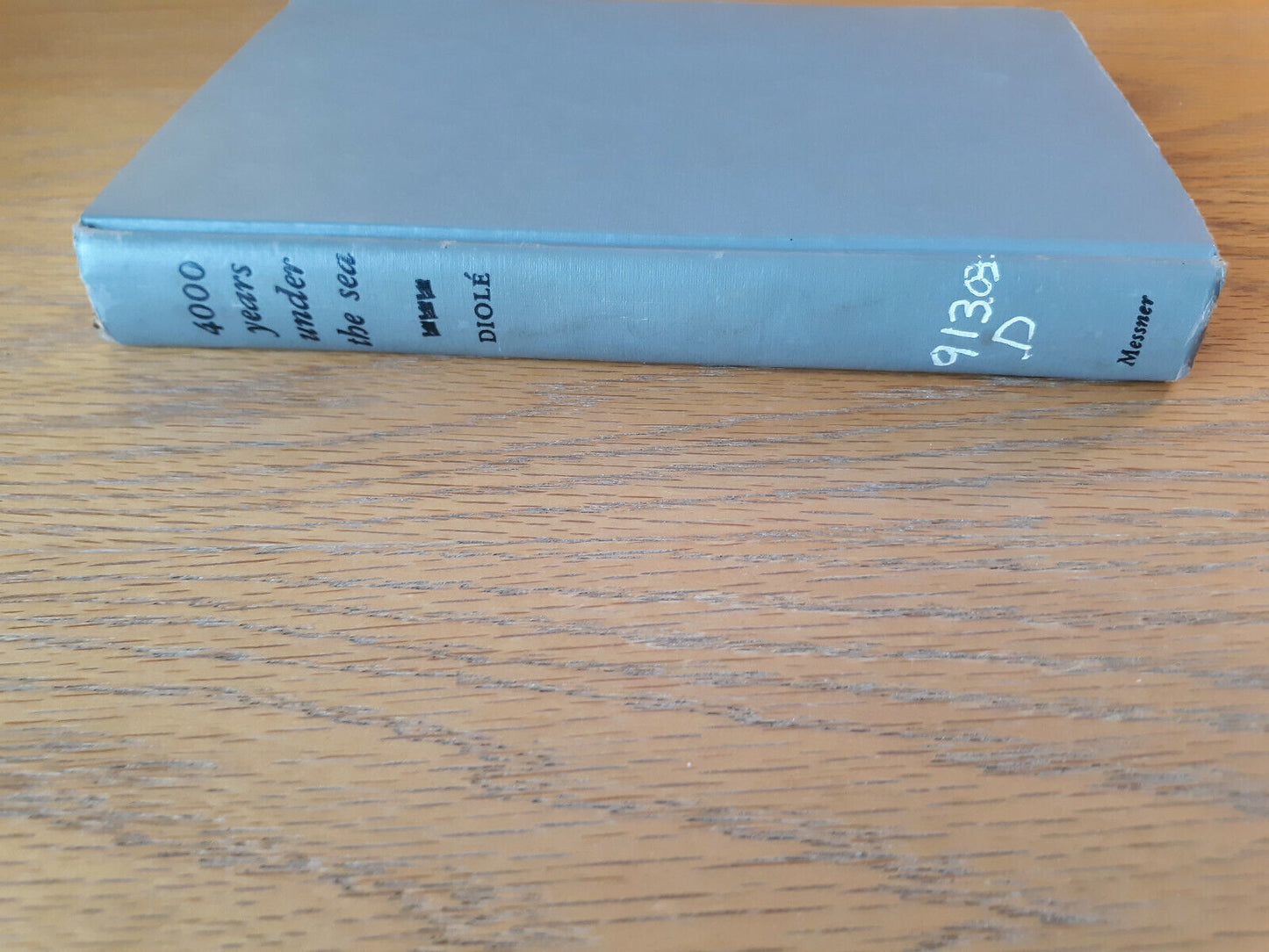 4,000 Years Under The Sea Philippe Diole 1954 Hardcover