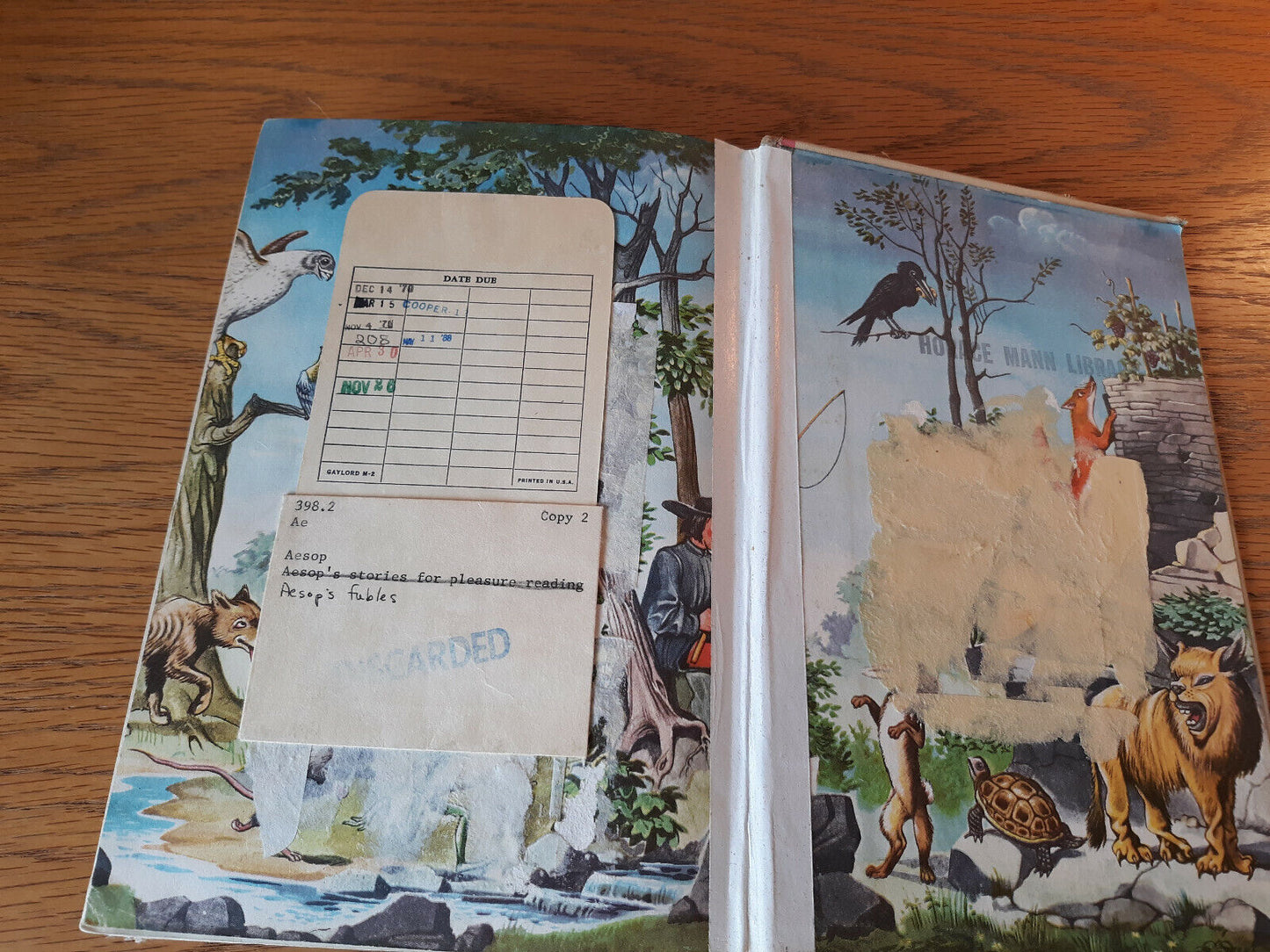 Aesop's Fables Illustrated Junior Library 1947 Grosset & Dunlap Hardcover
