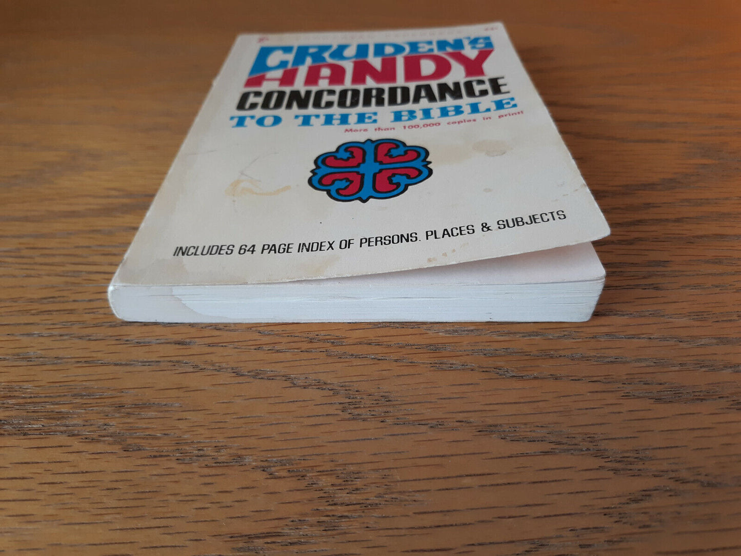 Cruden's Handy Concordance 1971 Paperback Zondervan