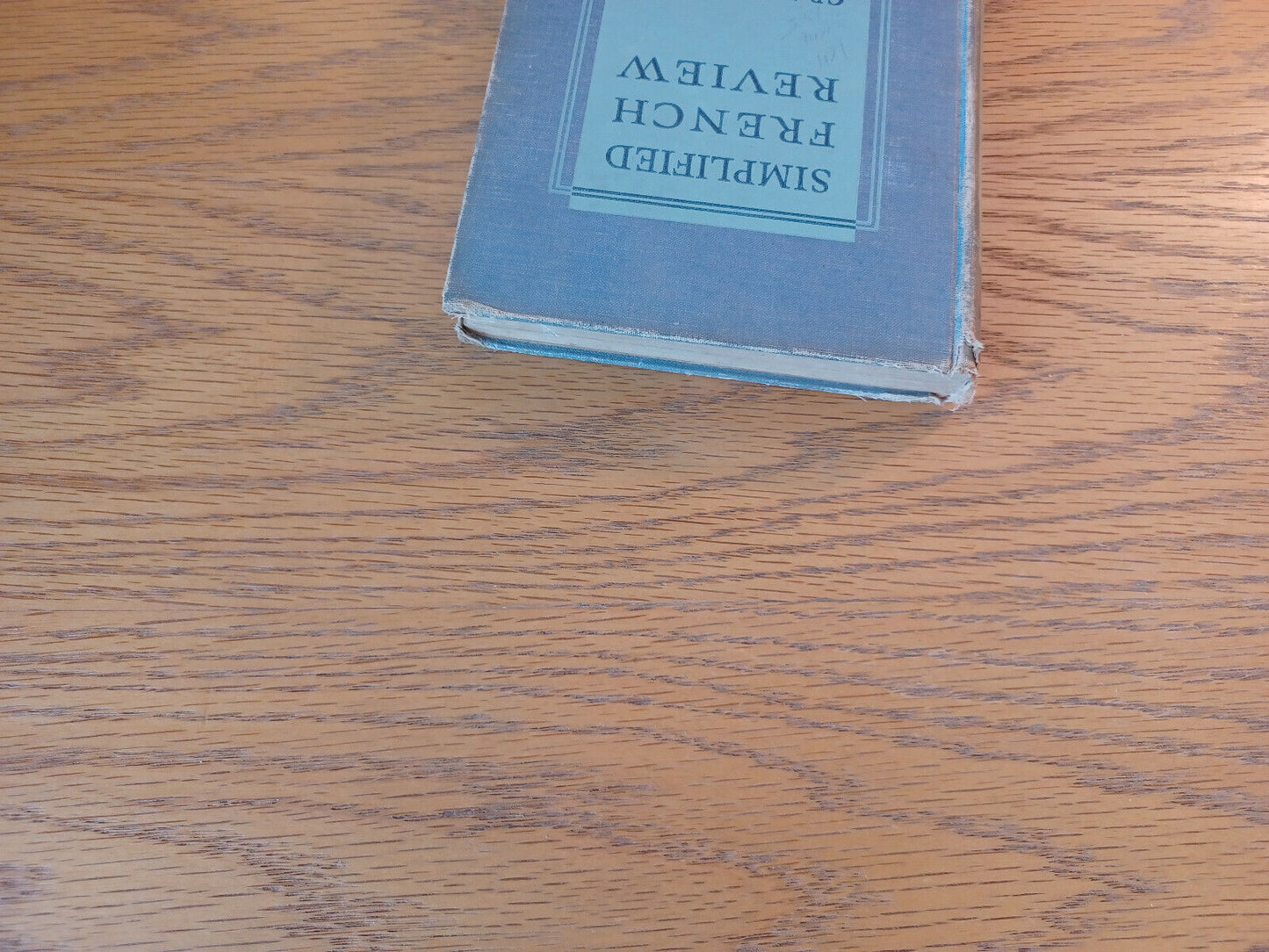 Simplified French Review Grammar And Composition Francis B Barton 1941 Hardcover
