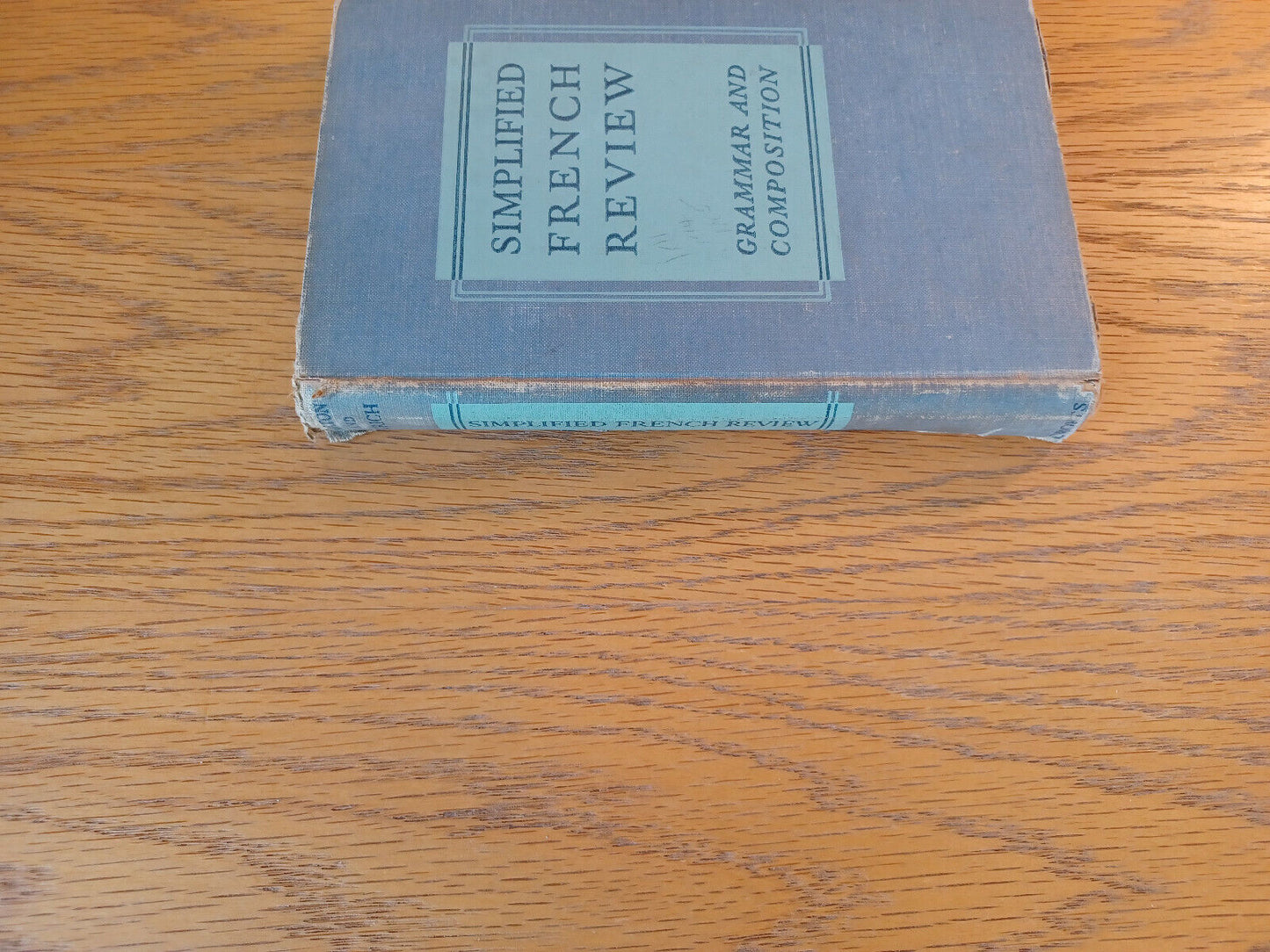 Simplified French Review Grammar And Composition Francis B Barton 1941 Hardcover
