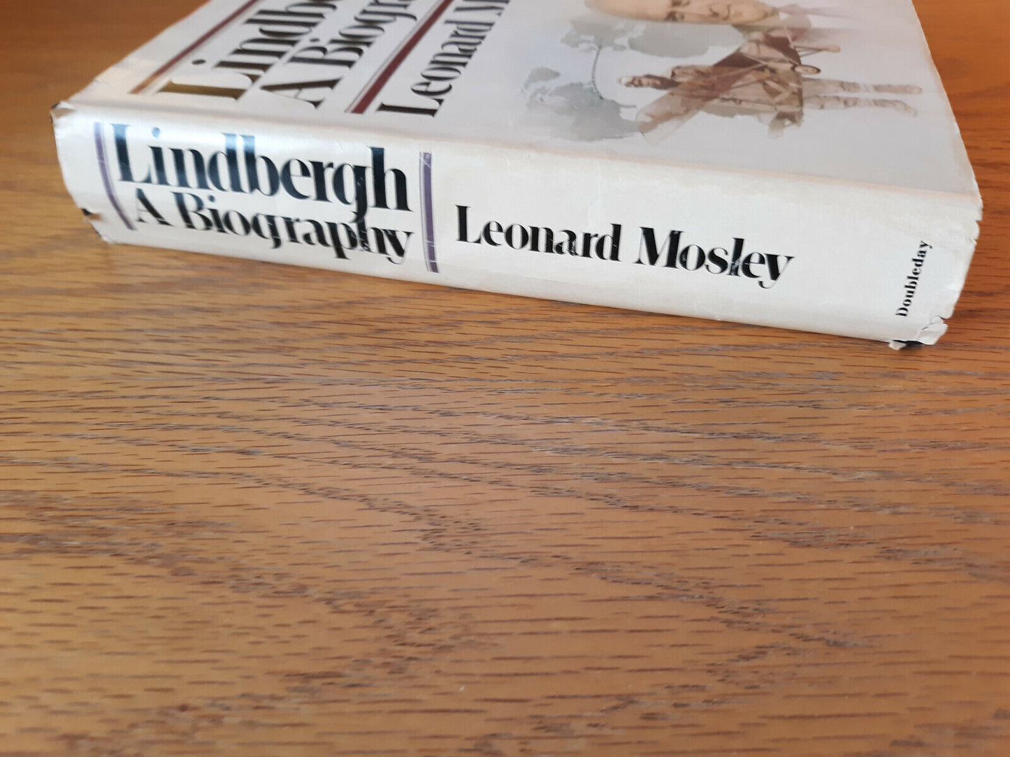 Leonard Mosley Lindbergh 1976 Book Club Edition Biography Hardcover Dust Jacket