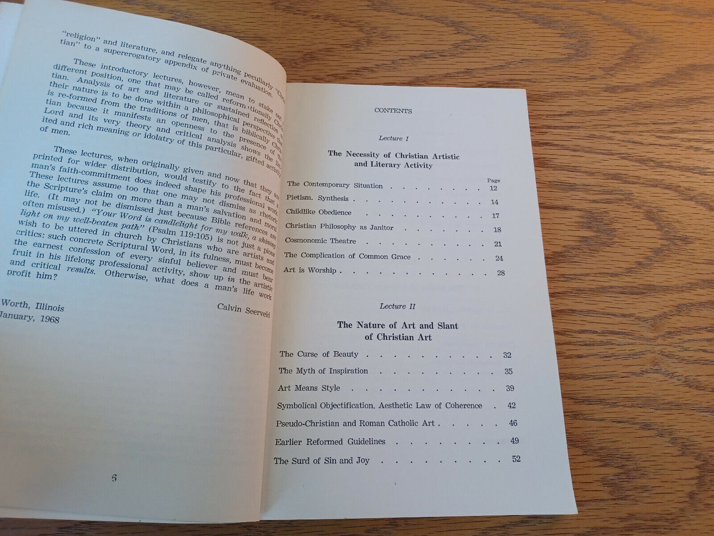 A Christian Critique Of Art And Literature Calvin Seerveld 1968 Paperback Associ
