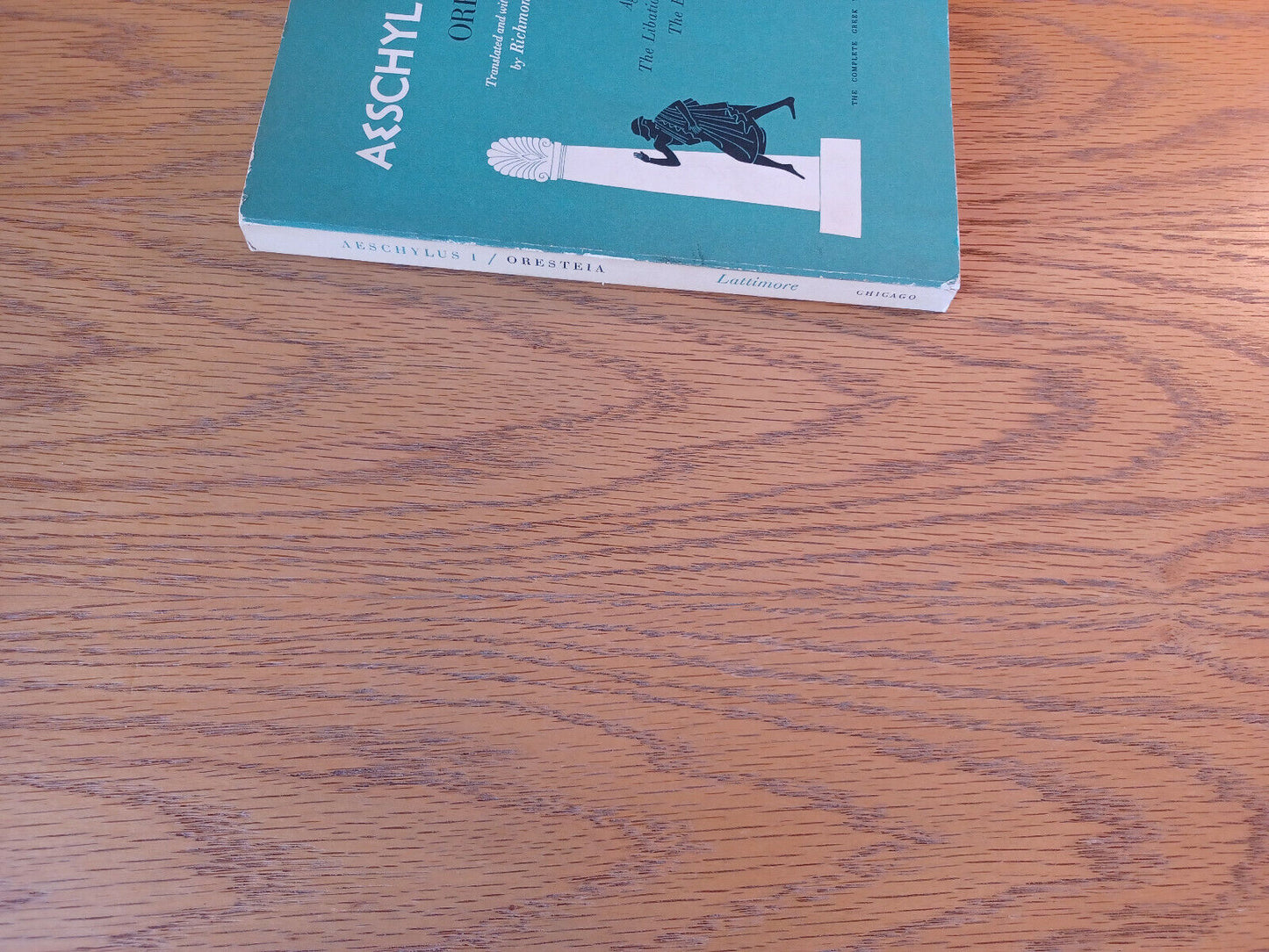 Aeschylus I Oresteia Richmond Lattimore Paperback 1953