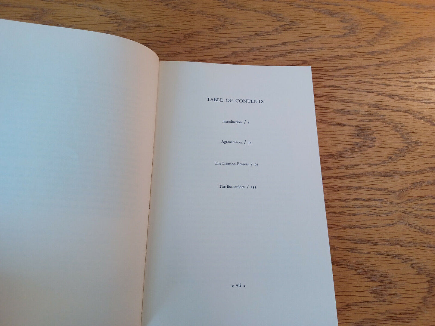 Aeschylus I Oresteia Richmond Lattimore Paperback 1953