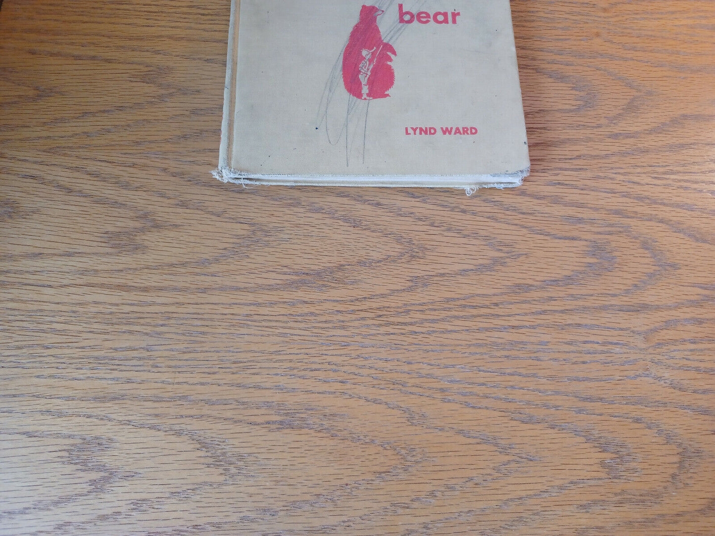 The Biggest Bear Lynd Ward 1952 Hardcover Houghton Mifflin Riverside Press