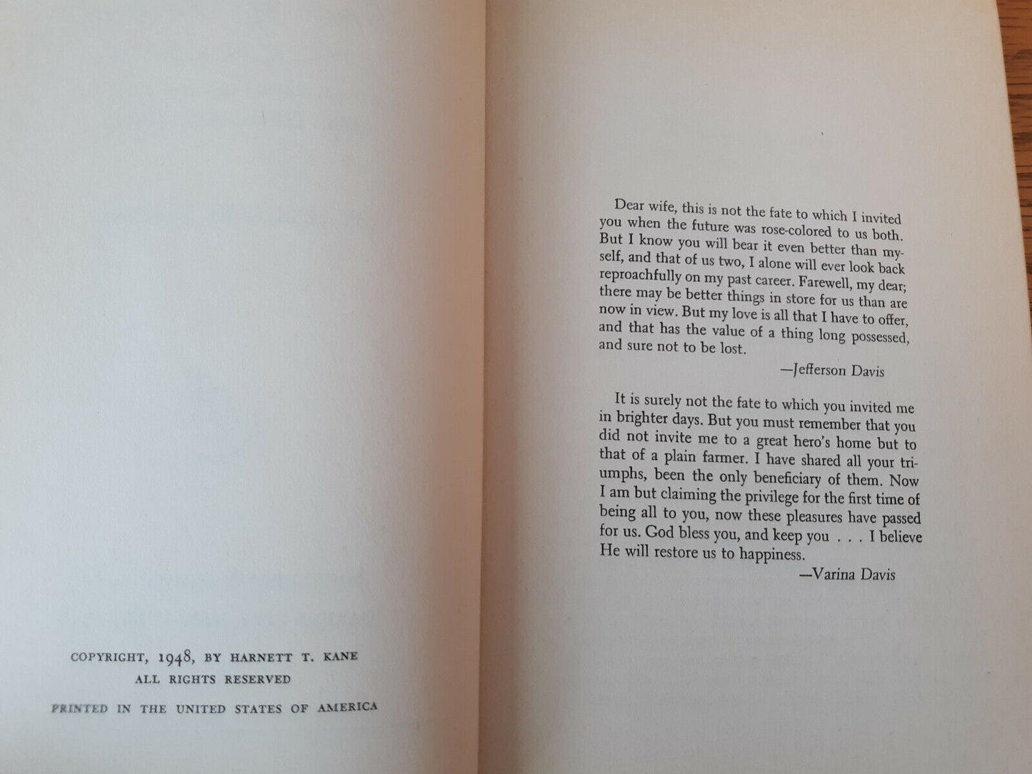 Bride Of Fortune Harnett T Kane 1948 Hardcover Doubleday