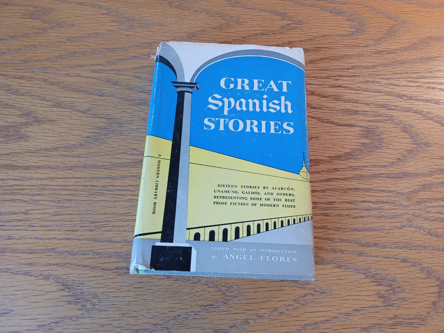 Great Spanish Stories Angel Flores 1956 Modern Library Hardcover Dust Jacket