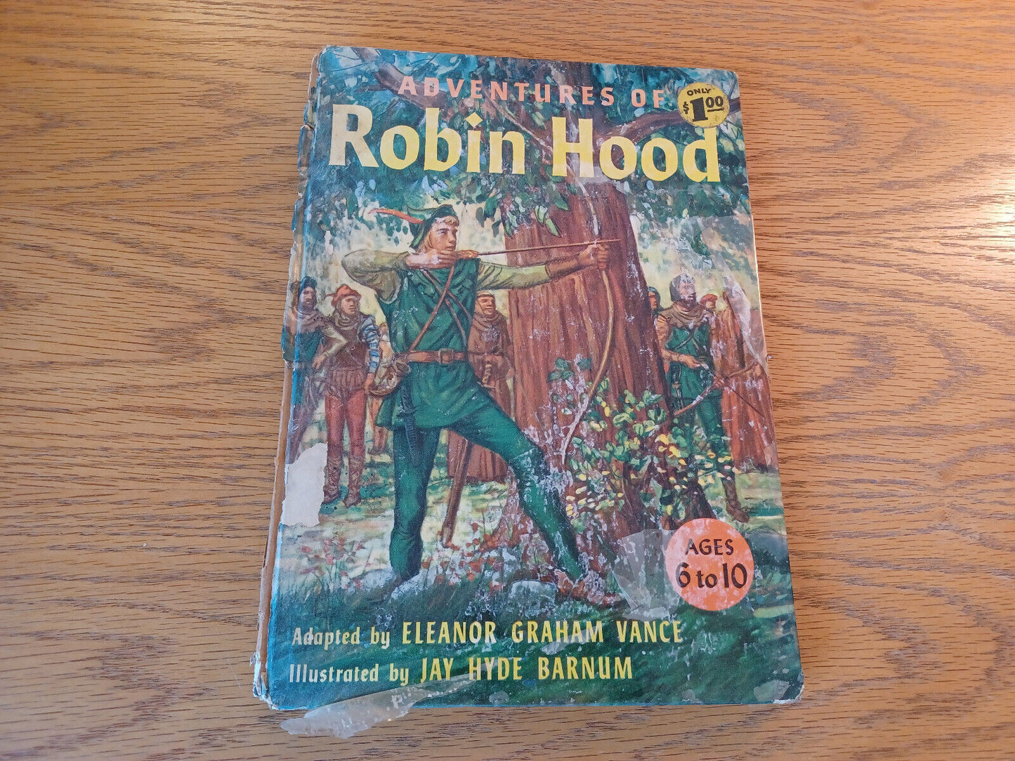 Adventures Of Robin Hood Eleanor Graham Vance 1953 Random House Hardcover