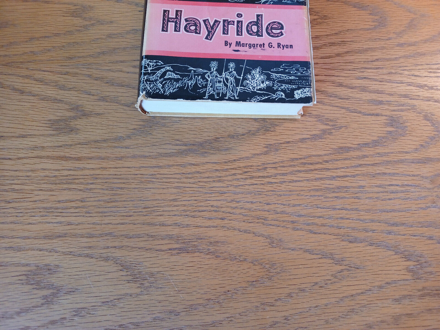 African Hayride Margaret G Ryan 1956 Hardcover Dust Jacket Rand McNally 1st Ed