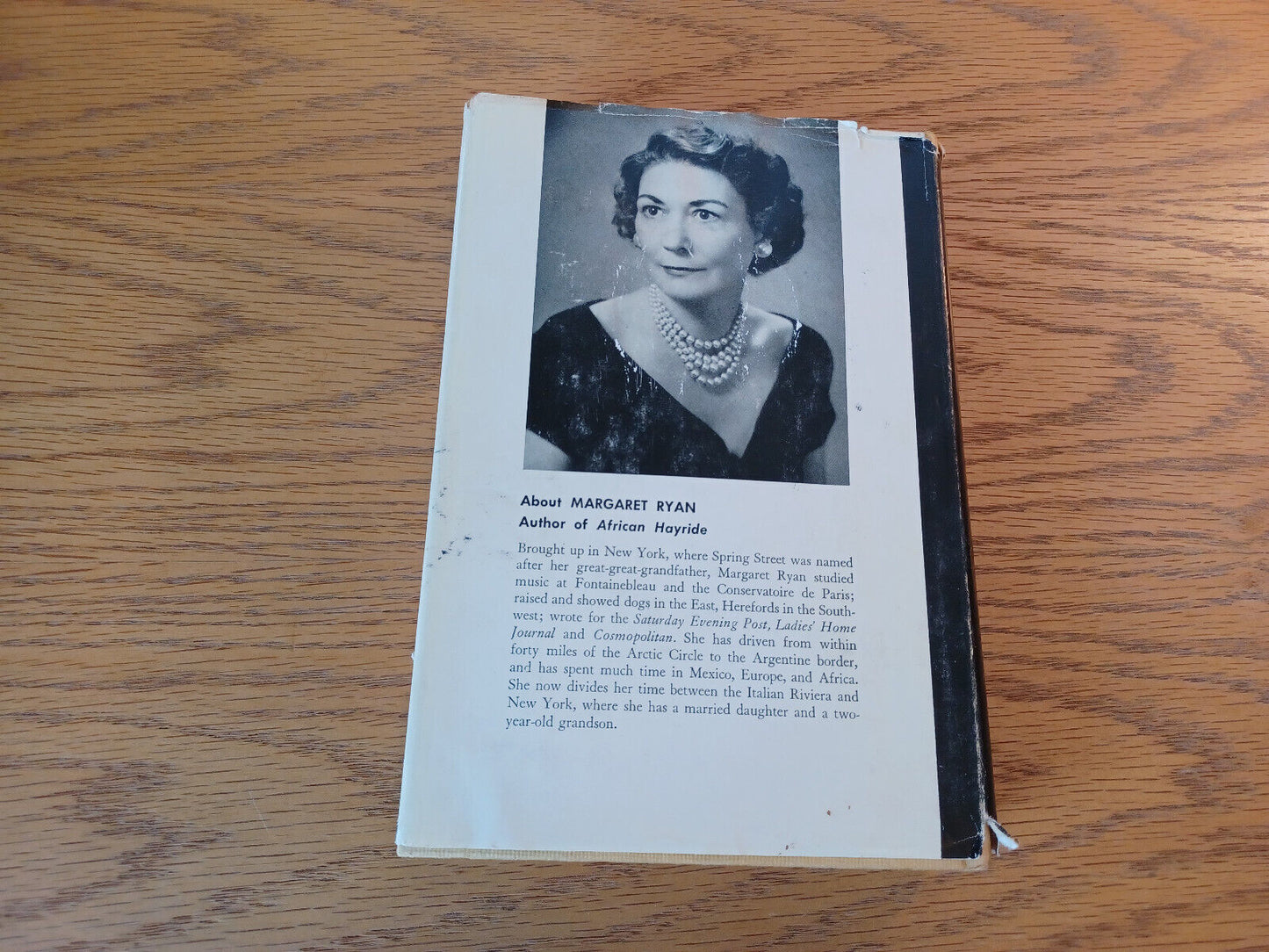 African Hayride Margaret G Ryan 1956 Hardcover Dust Jacket Rand McNally 1st Ed