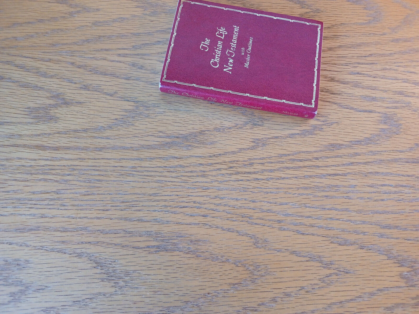 The Christian Life New Testament With Master Outlines 1978 King James Version Th