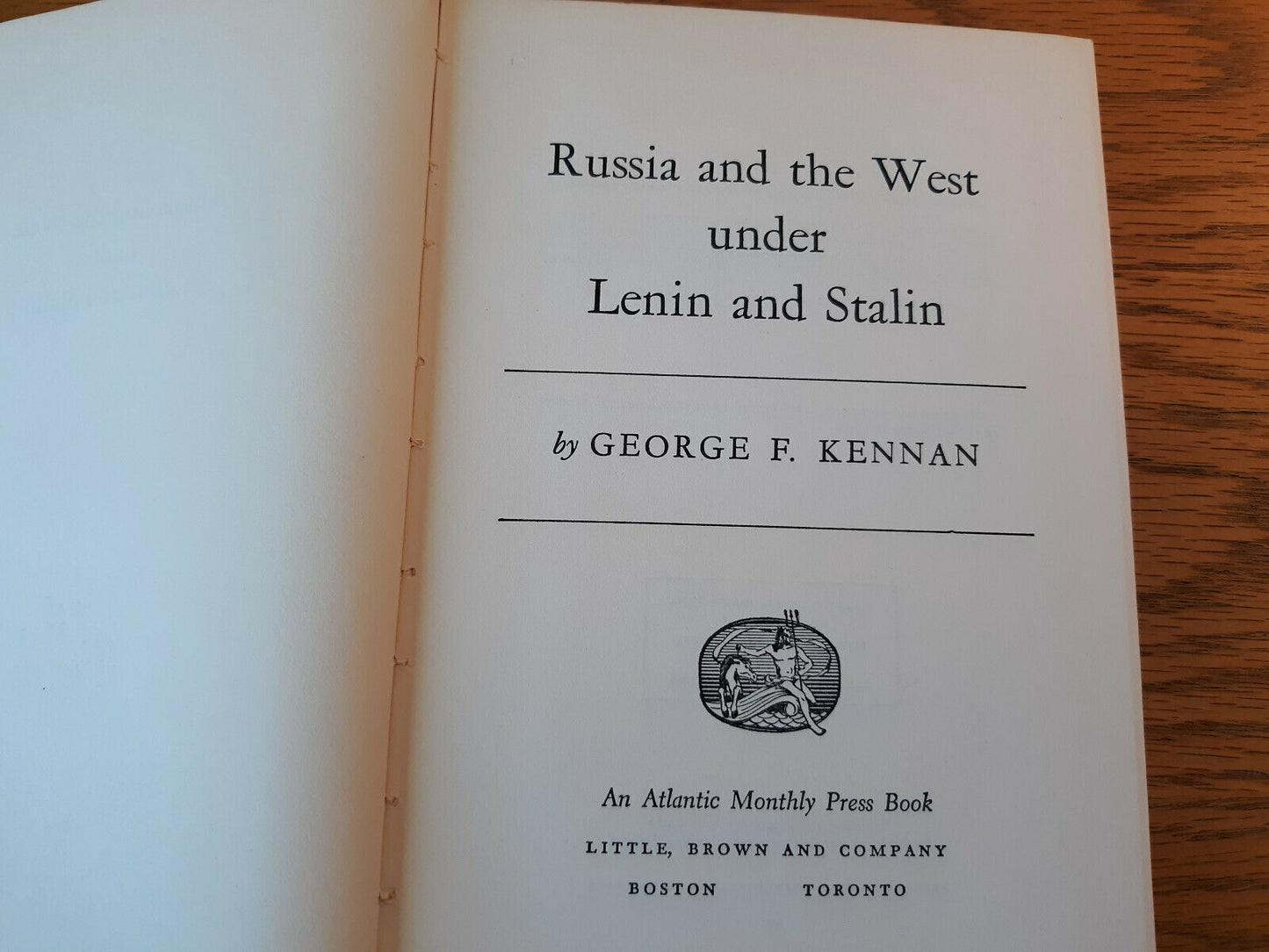 Russia And The West Under Lenin And Stalin George F Kennan 1961 Hardcover Little
