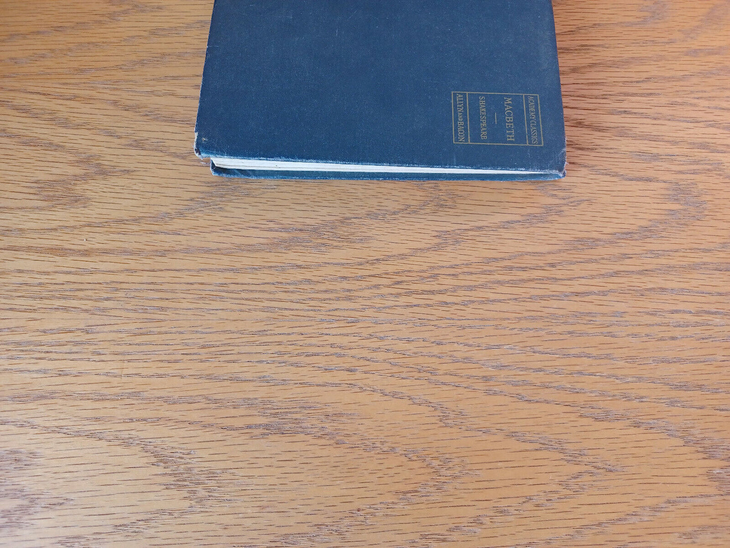 Macbeth William Shakespeare 1963 Hardcover Allyn And Bacon Academy Classics