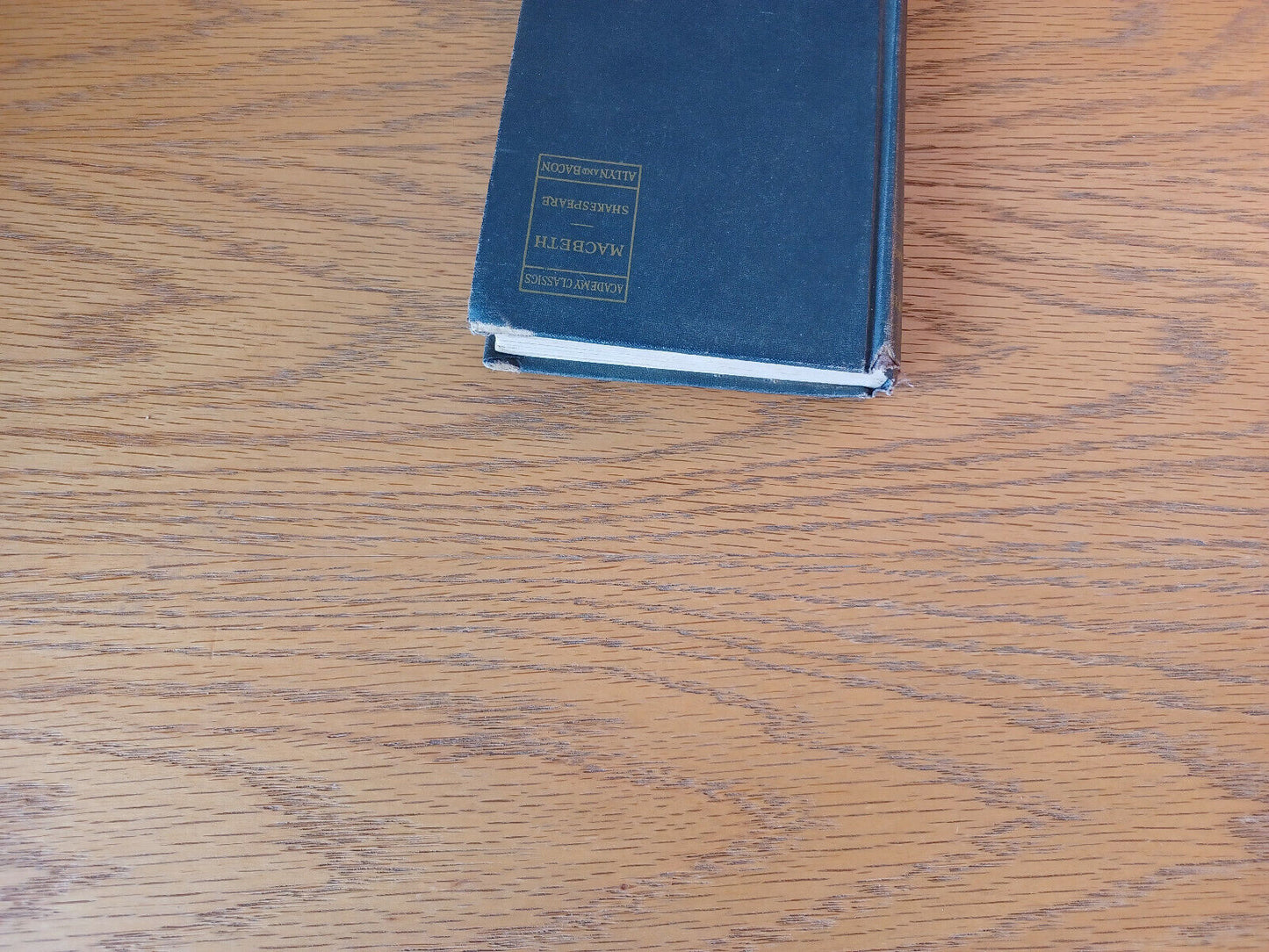 Macbeth William Shakespeare 1963 Hardcover Allyn And Bacon Academy Classics