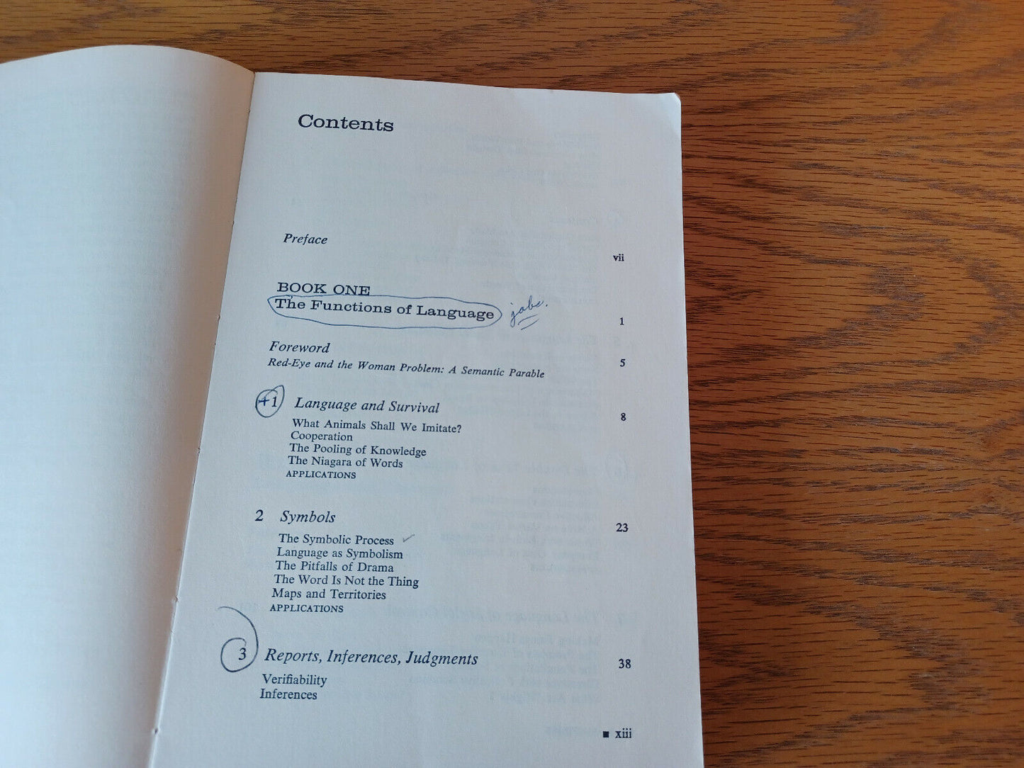 Language In Thought And Action S I Hayakawa 1964 Harcourt Brace & World Paperbac
