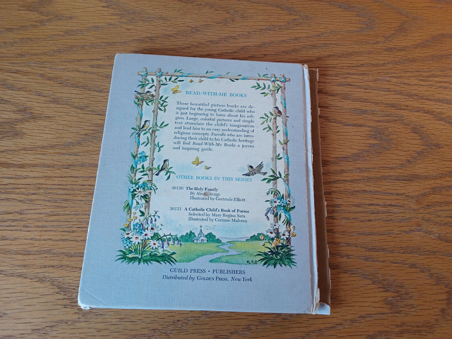 A Catholic Child's Book Of Prayers Margaret Campbell 1961 Hardcover Guild Press